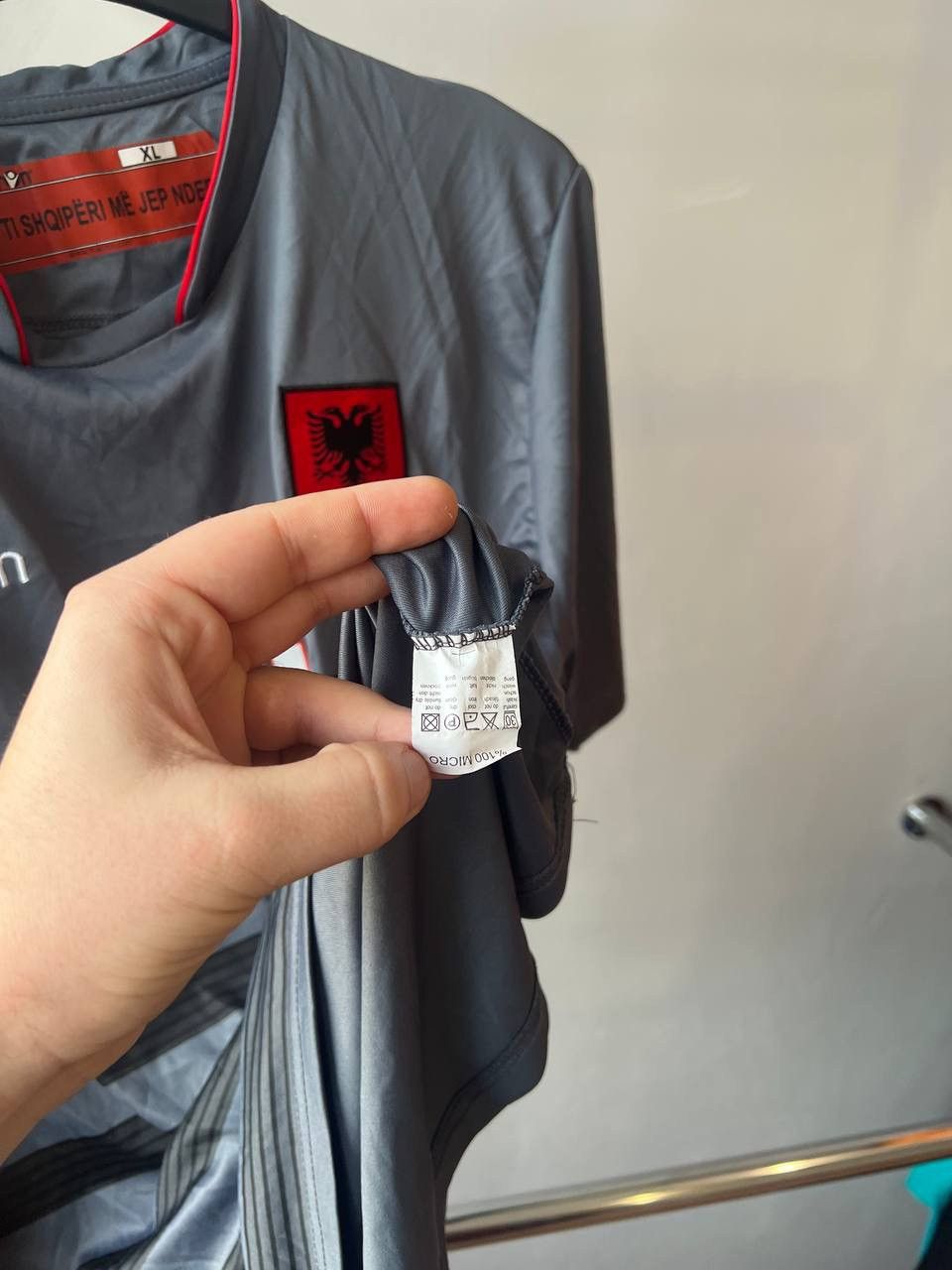 Macron 2016/17 ALBANIA TEAM #14 XHAKA THIRD SOCCER JERSEY SHIRT XL Size US XL / EU 56 / 4 - 5 Thumbnail