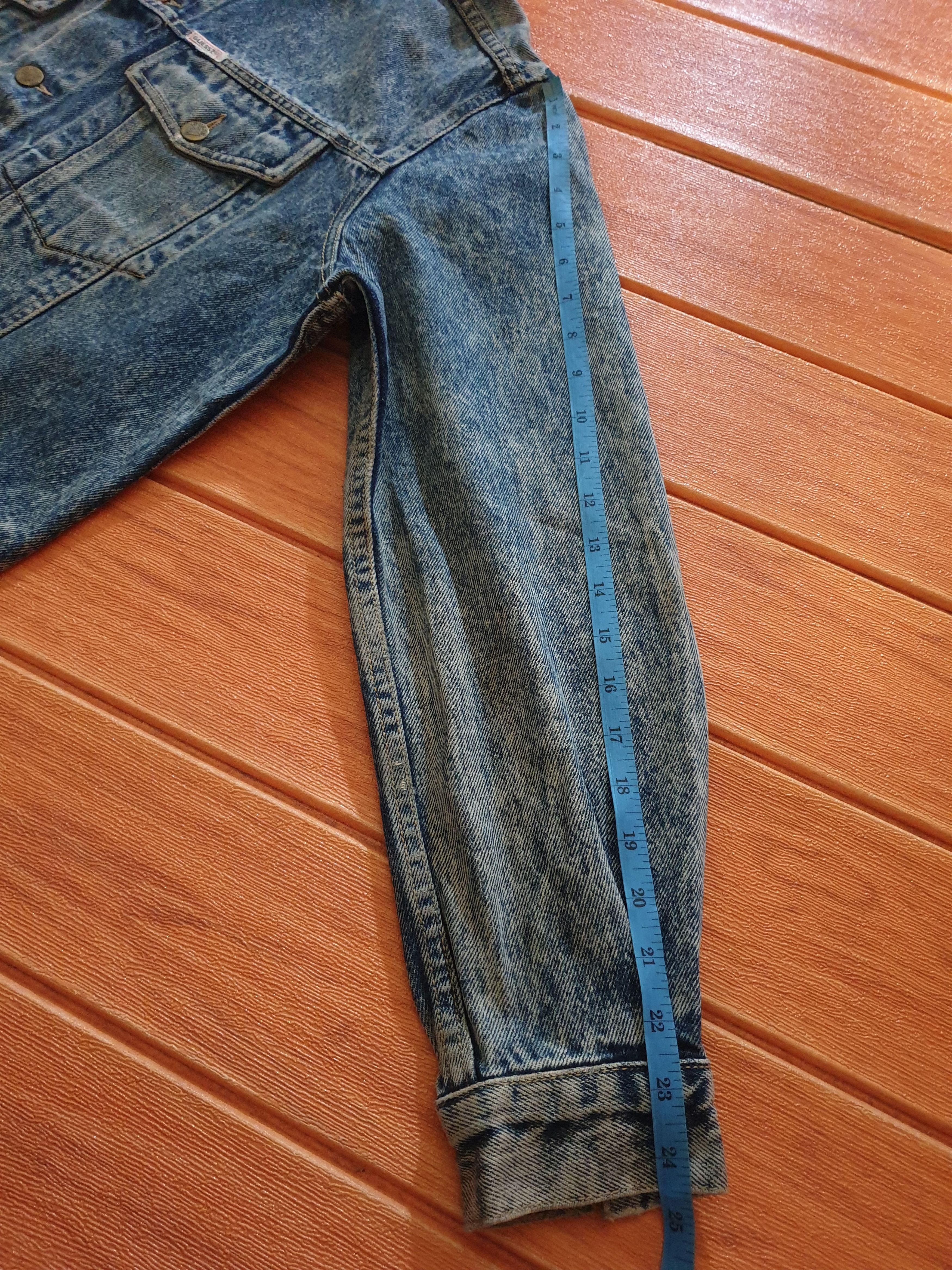 Guess 💥Vintage Guess Made in USA denim Jacket Size US L / EU 52-54 / 3 - 8 Thumbnail