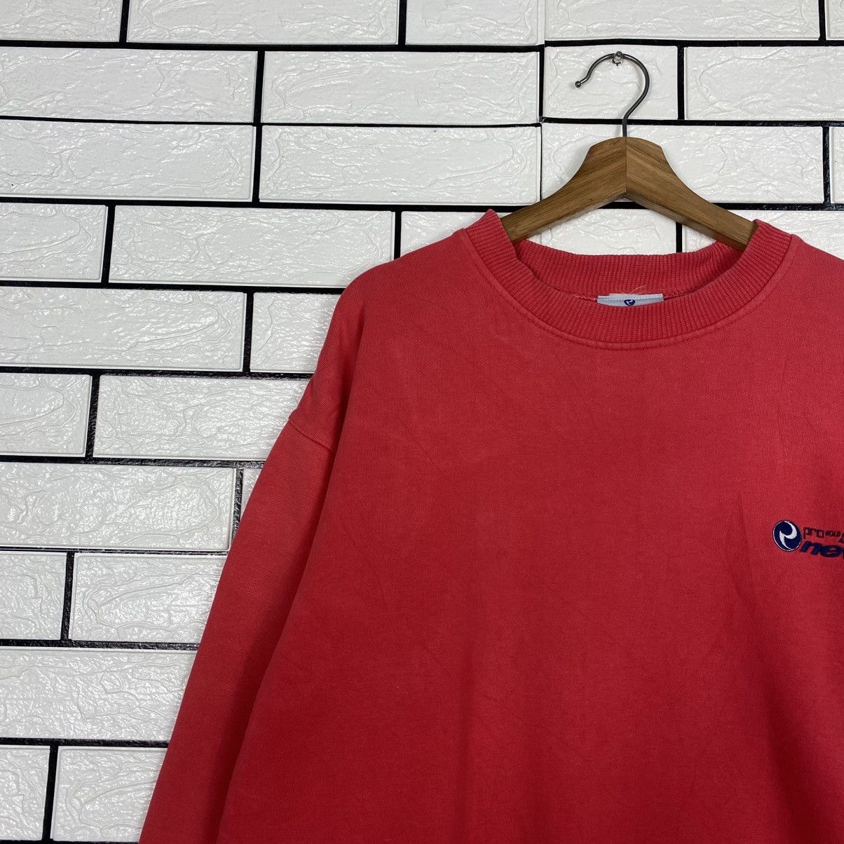 Japanese Brand 📌Vintage Sweatshirt Crewneck Nev Sportswear Big Logo Size US L / EU 52-54 / 3 - 8 Thumbnail