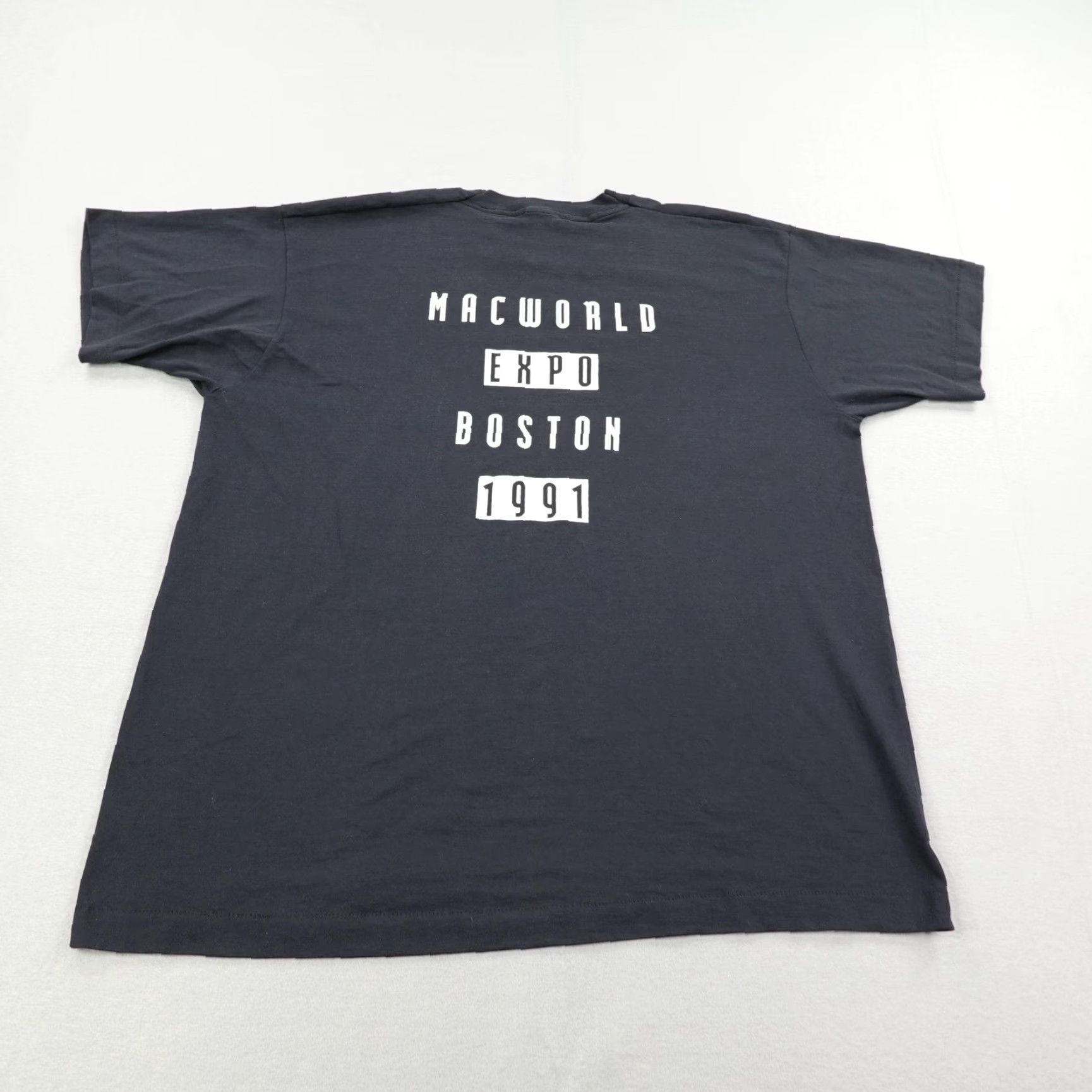 Vintage Vintage Macworld Expo Boston Shirt Mens 2XL Black Lapis Display Company 90s USA Size US XXL / EU 58 / 5 - 6 Thumbnail