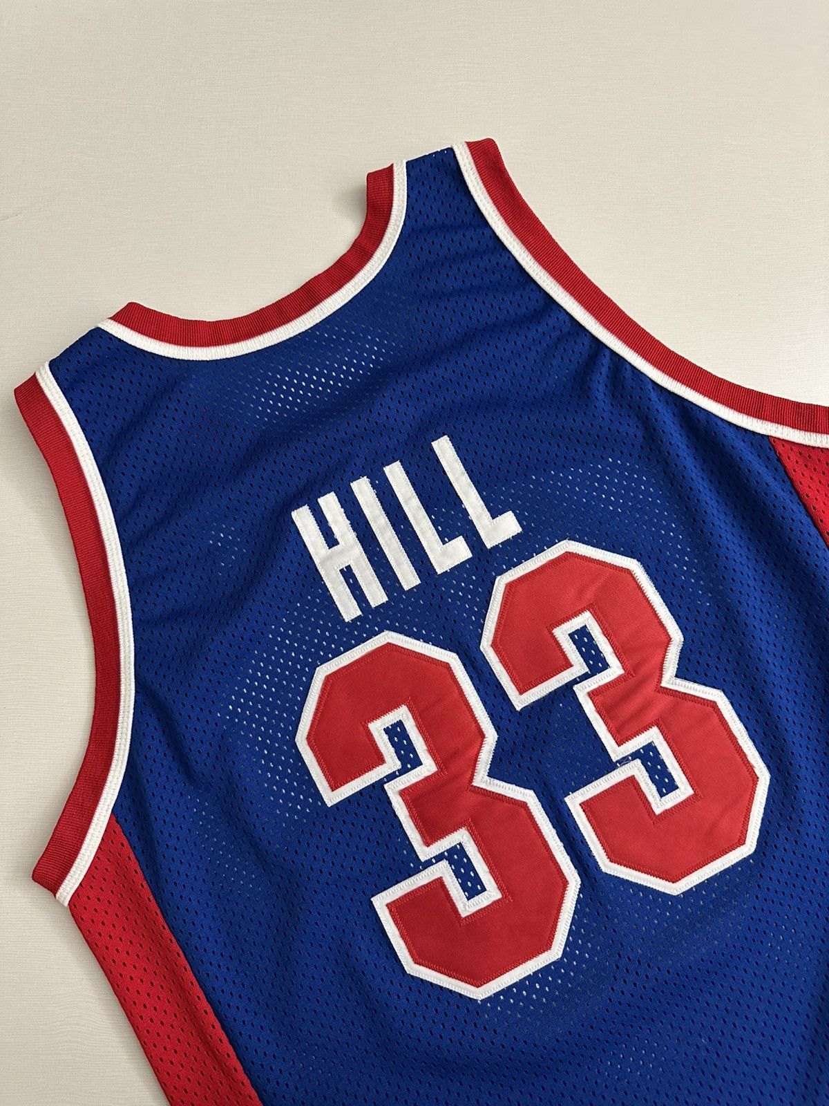 Champion × NBA × Vintage Vintage Detroit Pistons Grant Hill Authentic Champion Jersey Size US L / EU 52-54 / 3 - 7 Thumbnail