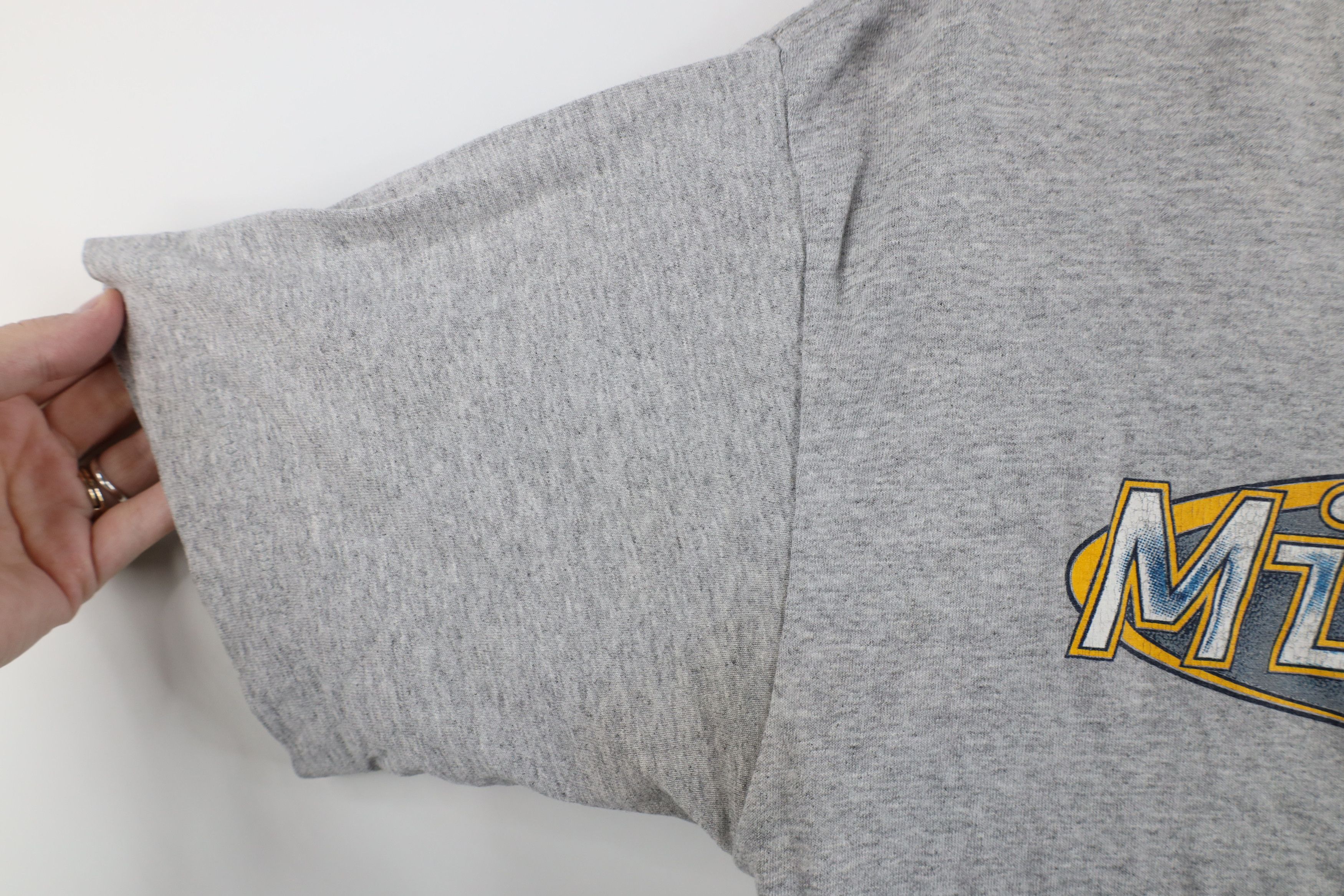 Vintage Vintage 90s University of Michigan Short Sleeve T-Shirt Size US M / EU 48-50 / 2 - 8 Thumbnail