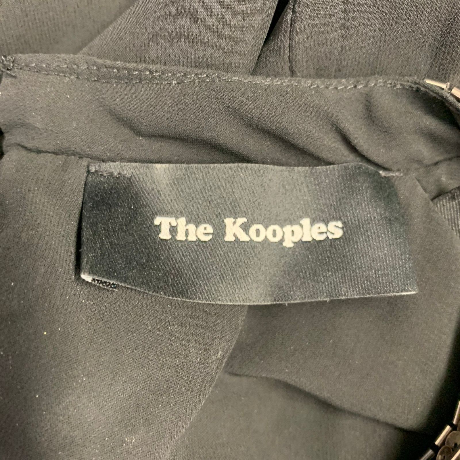 The Kooples THE KOOPLES Size S Black Gold Polyester Long Sleeve Blouse Size S / US 4 / IT 40 - 5 Thumbnail