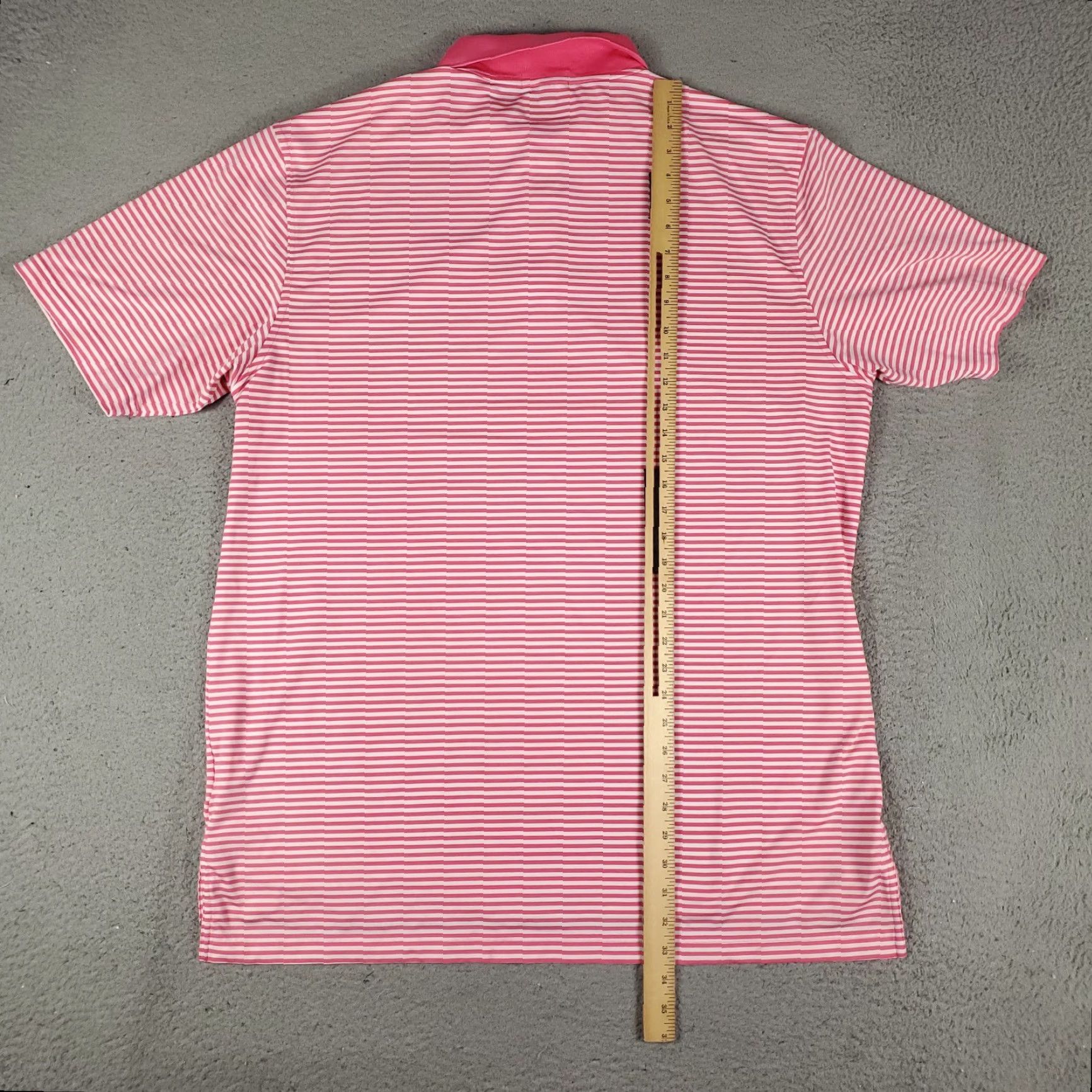 Peter Millar Peter Millar Polo Shirt Mens XL Pink Striped Summer Comfort Golf Short Sleeve Size US XL / EU 56 / 4 - 5 Thumbnail
