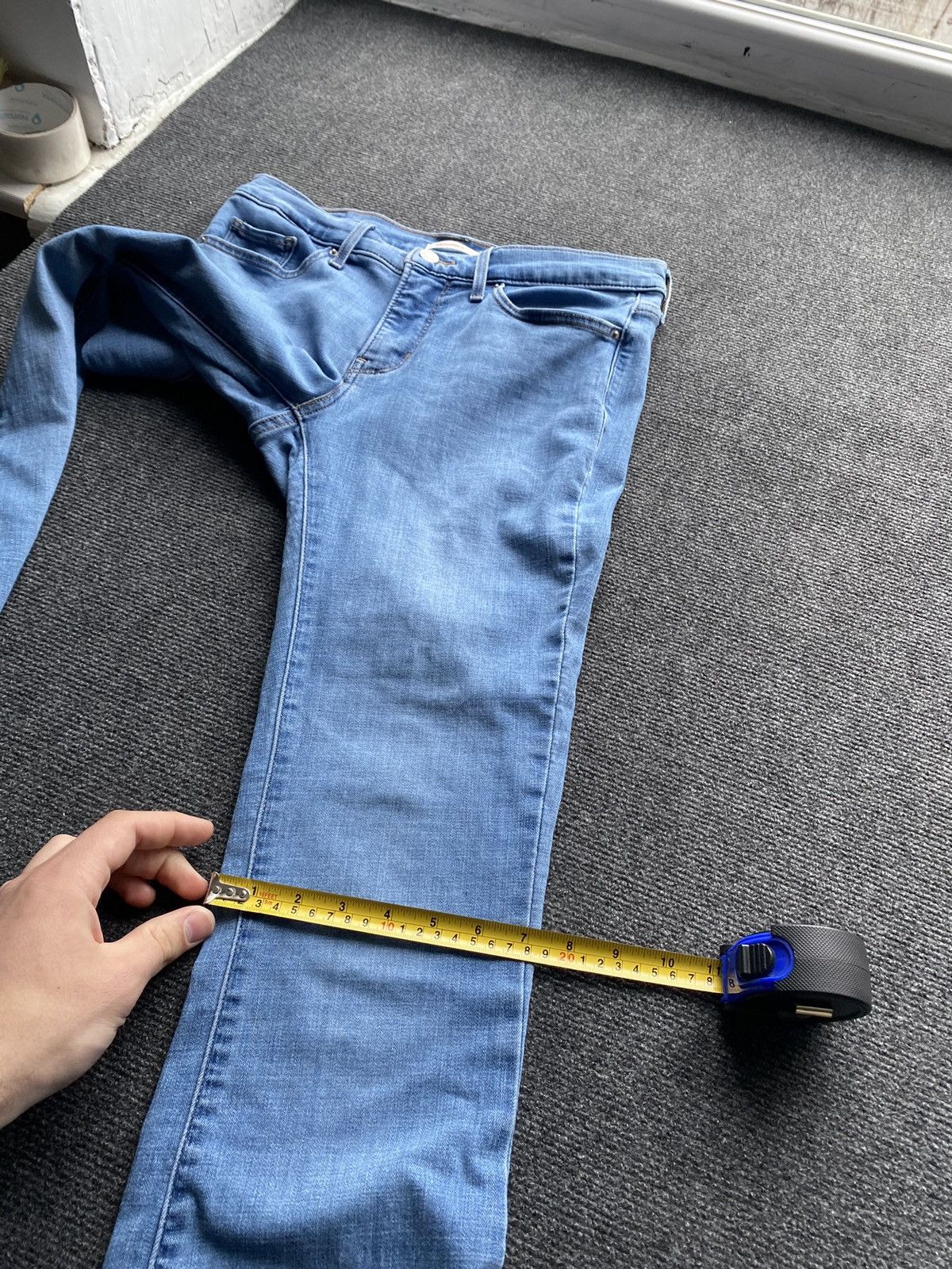 Levi's 🔥Levis 315 Shaping Bootcut 29 Jeans women sexy alt goth Size 29" - 10 Thumbnail