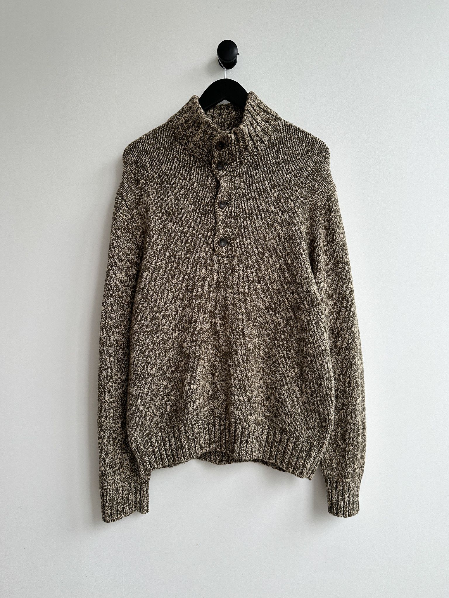 Polo Ralph Lauren Polo Ralph Lauren Knit Henley Sweater Pullover Size US L / EU 52-54 / 3 - 1 Thumbnail
