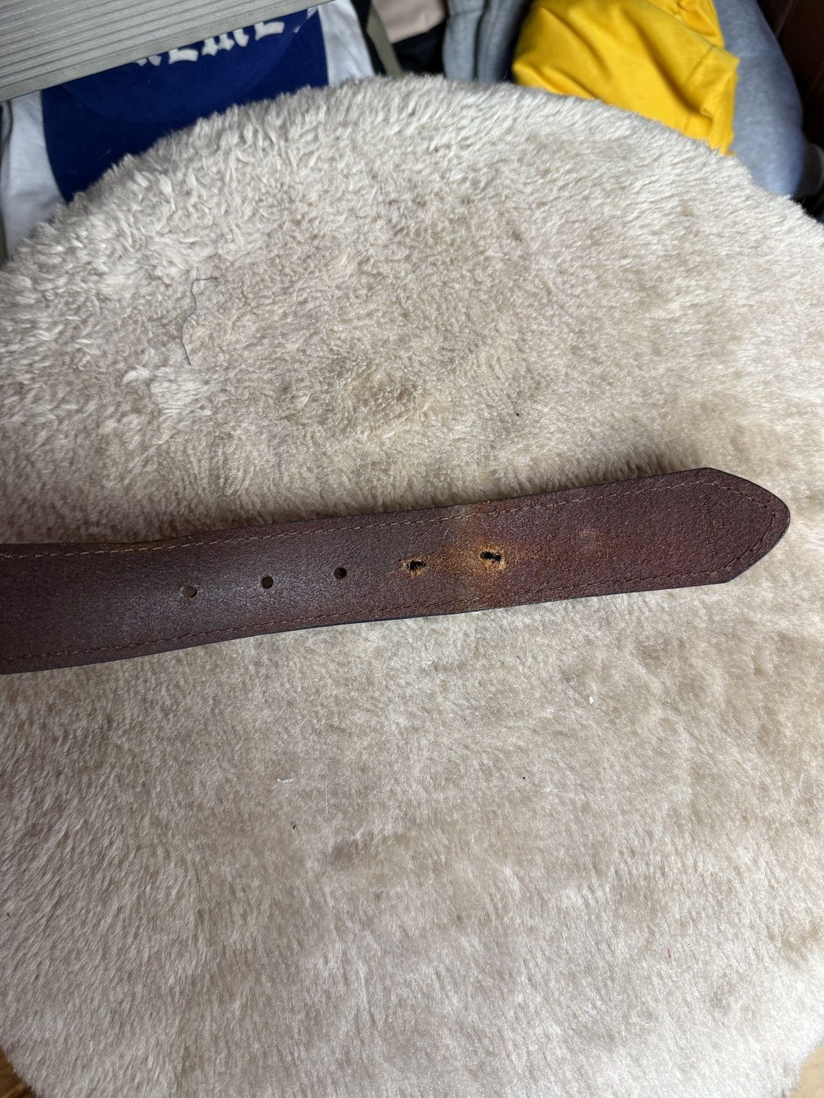 Carhartt Carhartt Leather Belt Black Size ONE SIZE - 7 Thumbnail