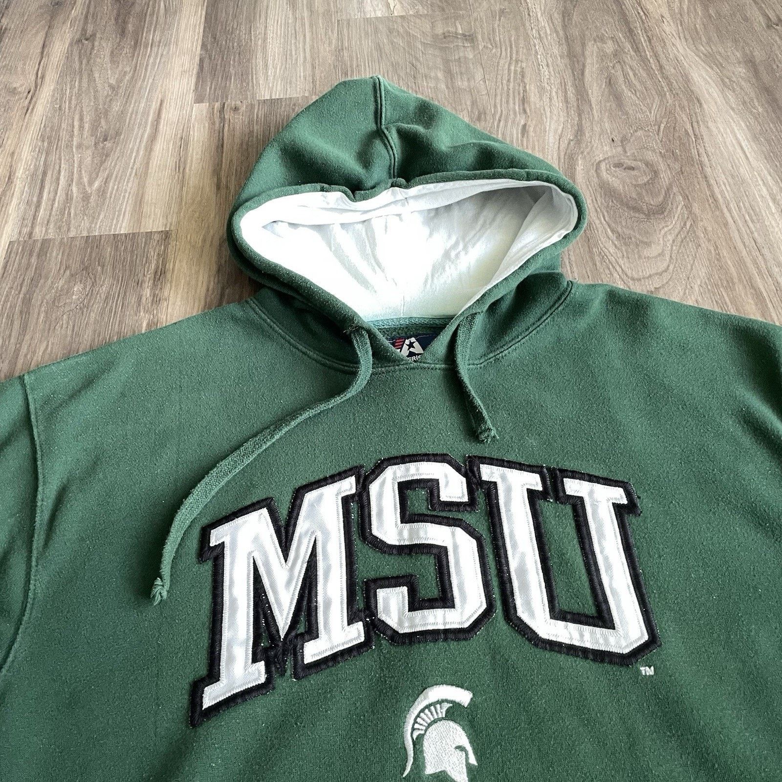 Vintage Vintage Michigan State University Spartans Hoodie Size L MSU Size US L / EU 52-54 / 3 - 4 Thumbnail