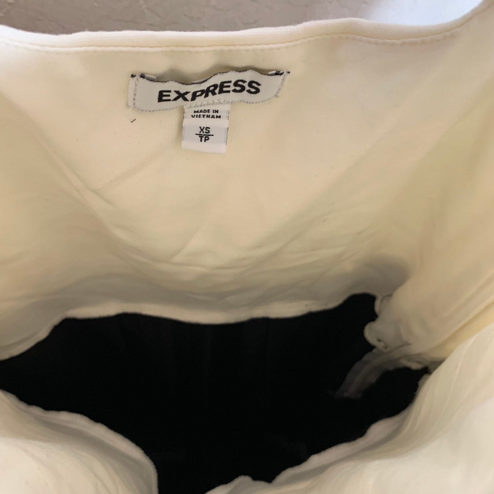 Express Express Sleeveless Black-White Jumpsuit Size XS Size XS / US 0-2 / IT 36-38 - 2 Thumbnail