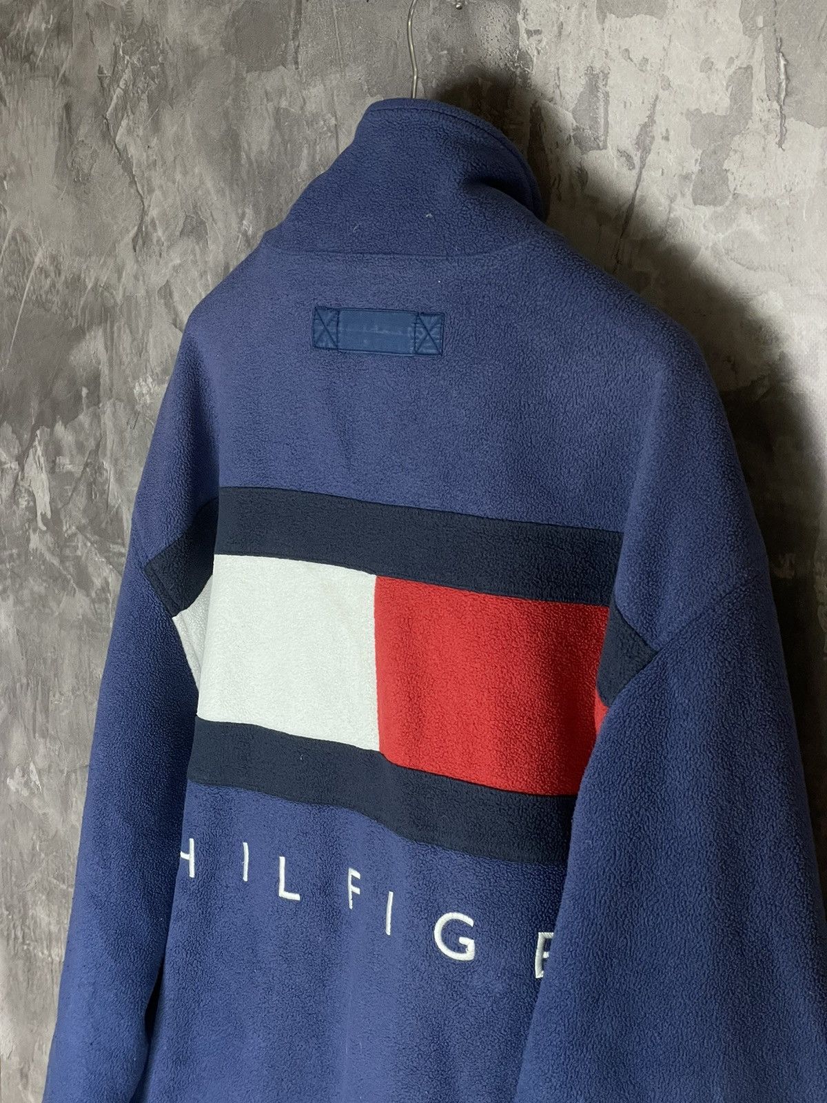Tommy Hilfiger GRAIL🌟 Vintage Tommy Hilfiger big logo Jacket Fleece Size US L / EU 52-54 / 3 - 7 Thumbnail