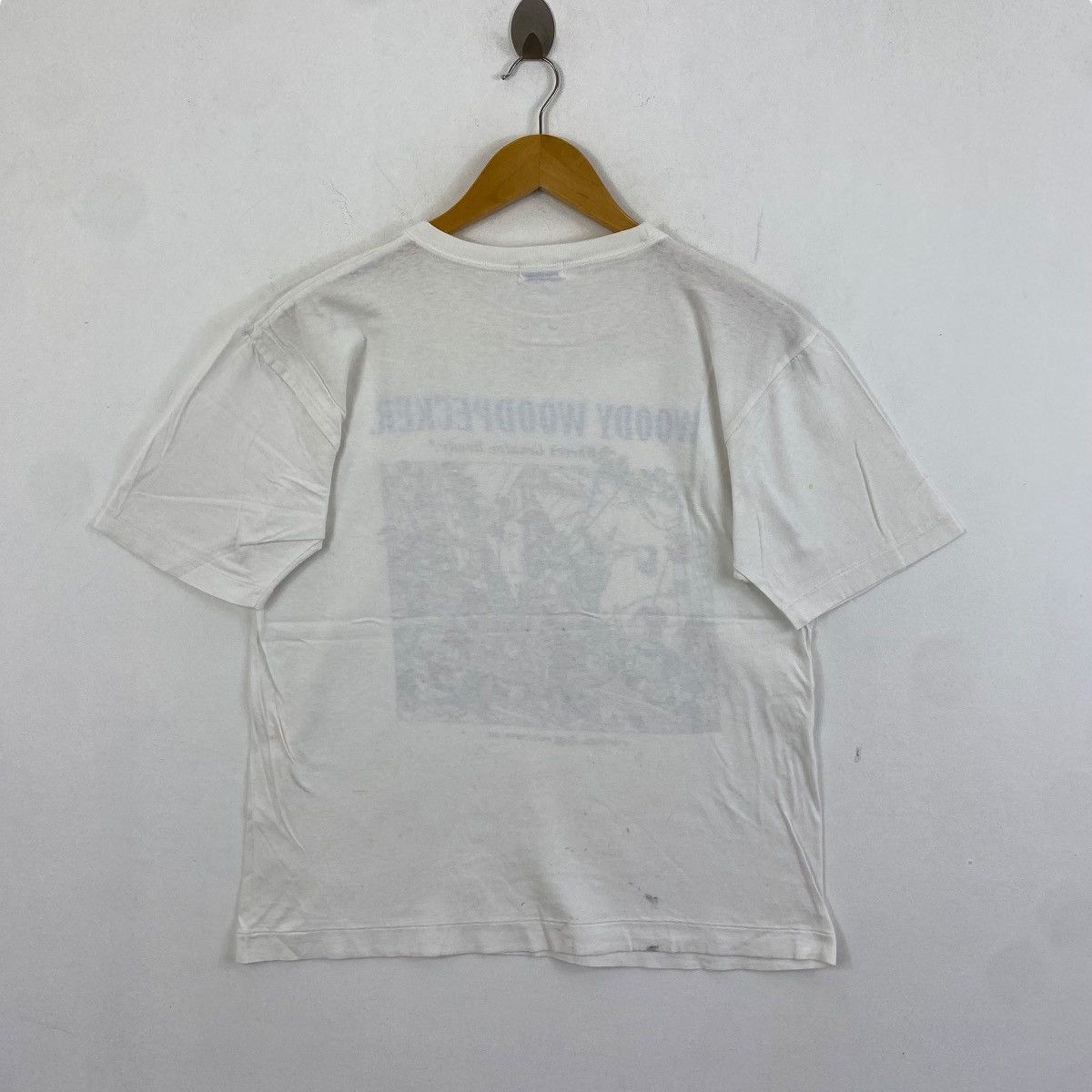 Vintage Vintage 80's WOODY WOODPECKER Classic Cartoon Graphic Tee Size US L / EU 52-54 / 3 - 6 Thumbnail