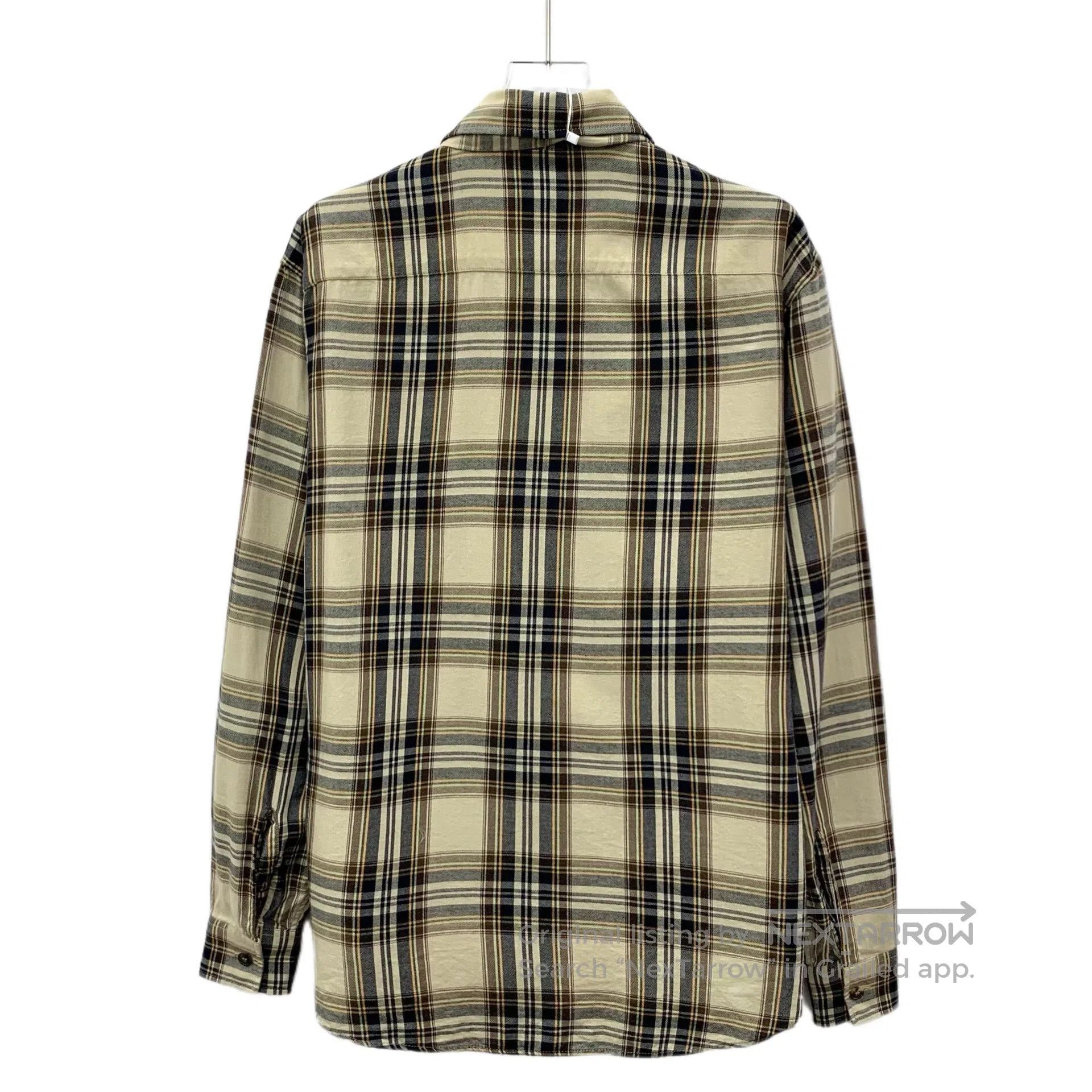 Saint Laurent Paris Saint Laurent Paris Contrast color check tie bow long slee Size M / US 6-8 / IT 42-44 - 2 Thumbnail