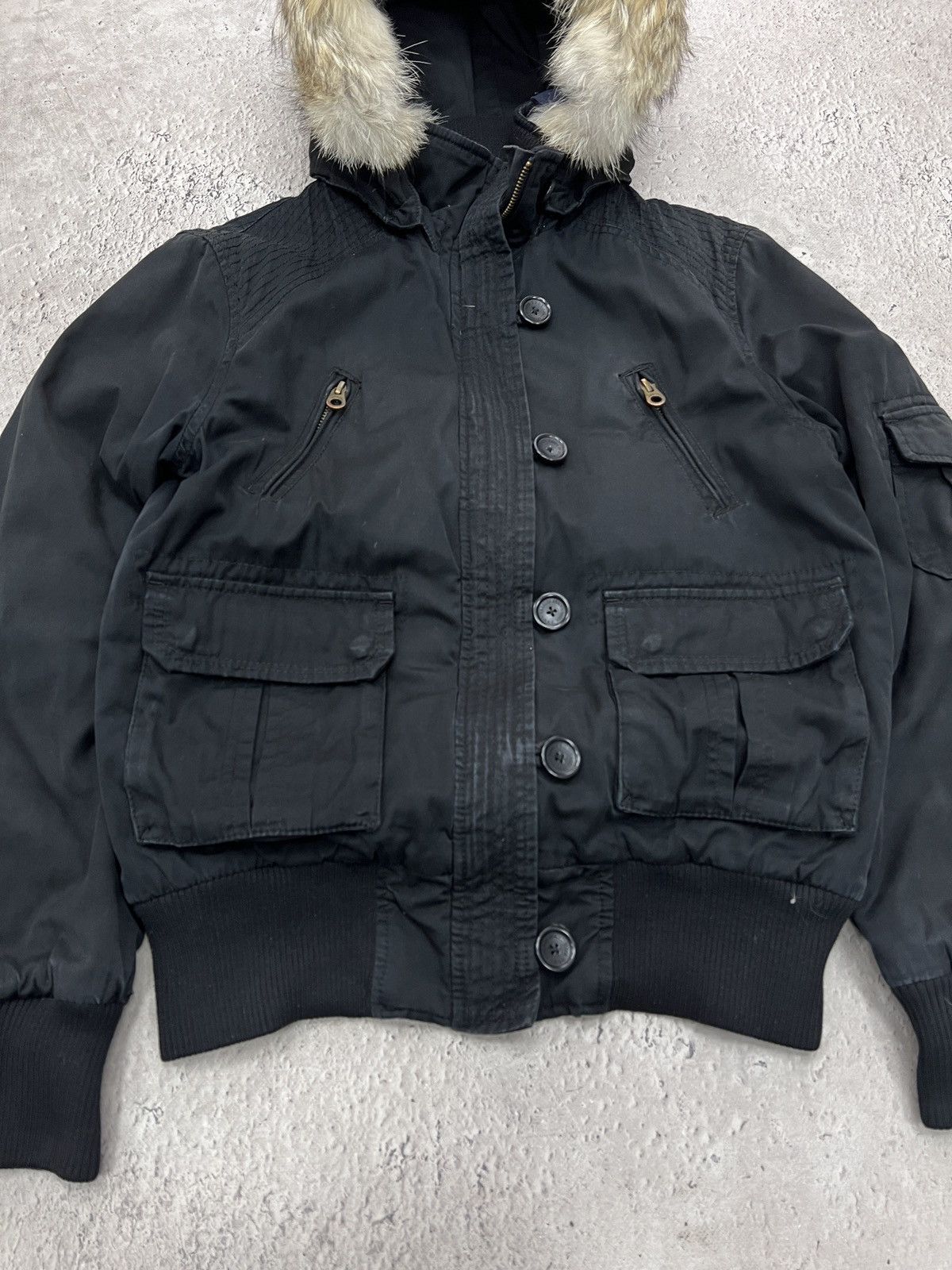 Hysteric Glamour Archive japanese 2000s hype fur hood if six was nine jacket Size US M / EU 48-50 / 2 - 3 Thumbnail