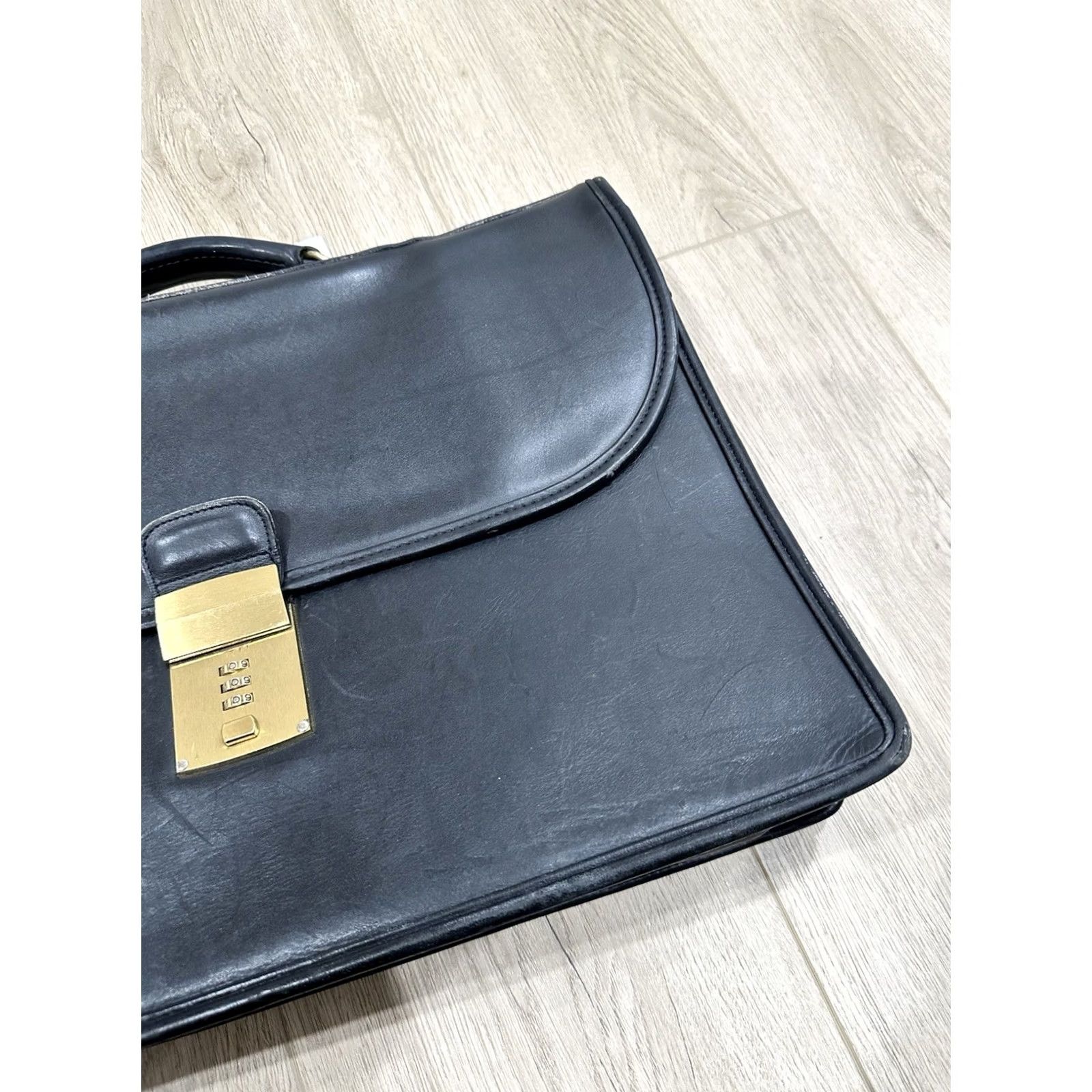 Coach VINTAGE Coach Briefcase 5353 Black Leather Men's 2Way Shoulder Bag Document Case Size ONE SIZE - 2 Thumbnail