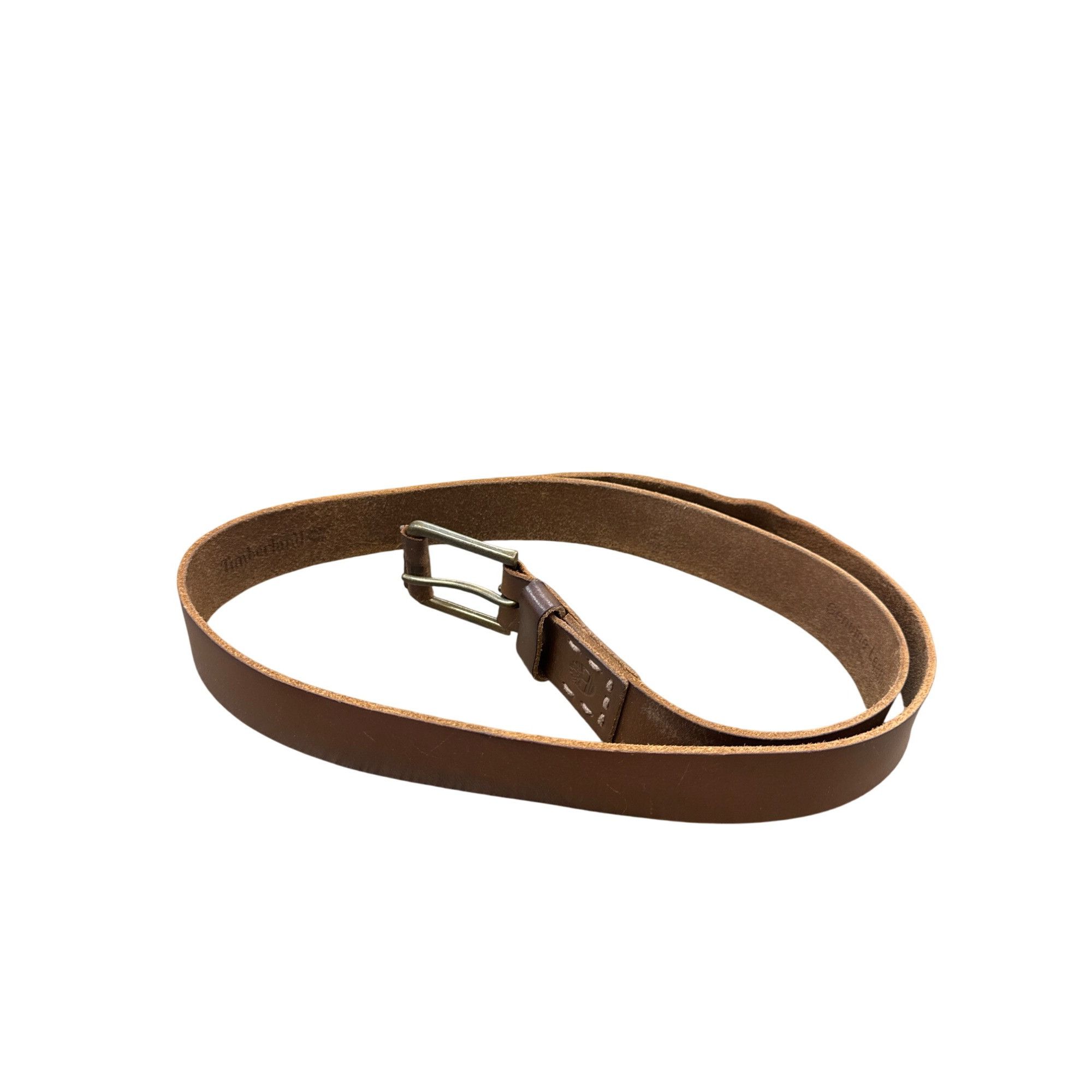 Timberland Brown Leather Mens Belt 40"x1.5" By Timberland SKU 6944 Size 40 - 2 Thumbnail