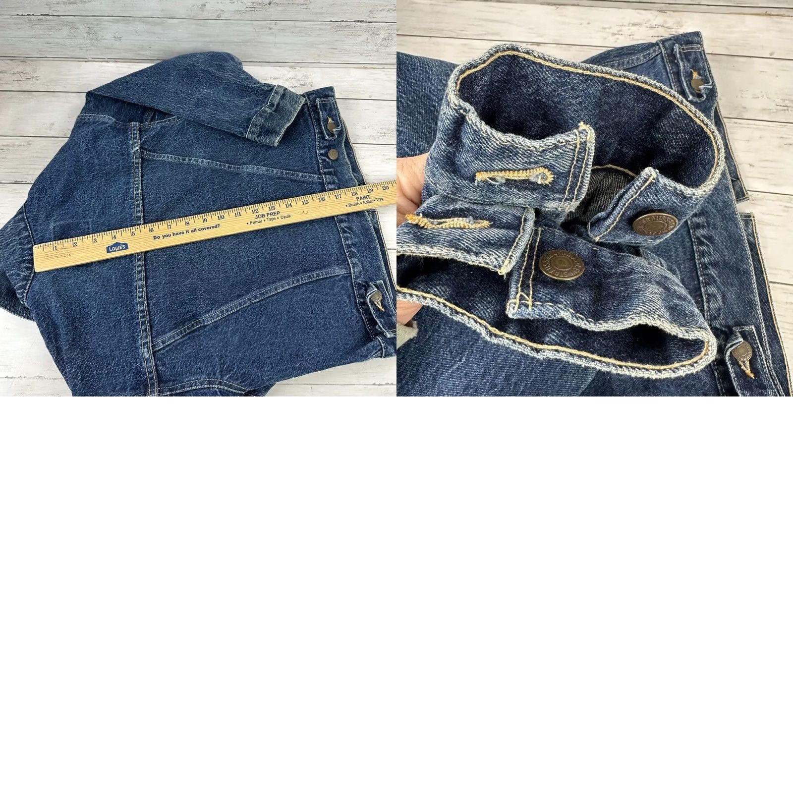Levi's VINTAGE Levi’s denim trucker jacket Mens Small USA Blue Denim Model: Levi's Trucker Size US S / EU 44-46 / 1 - 9 Thumbnail