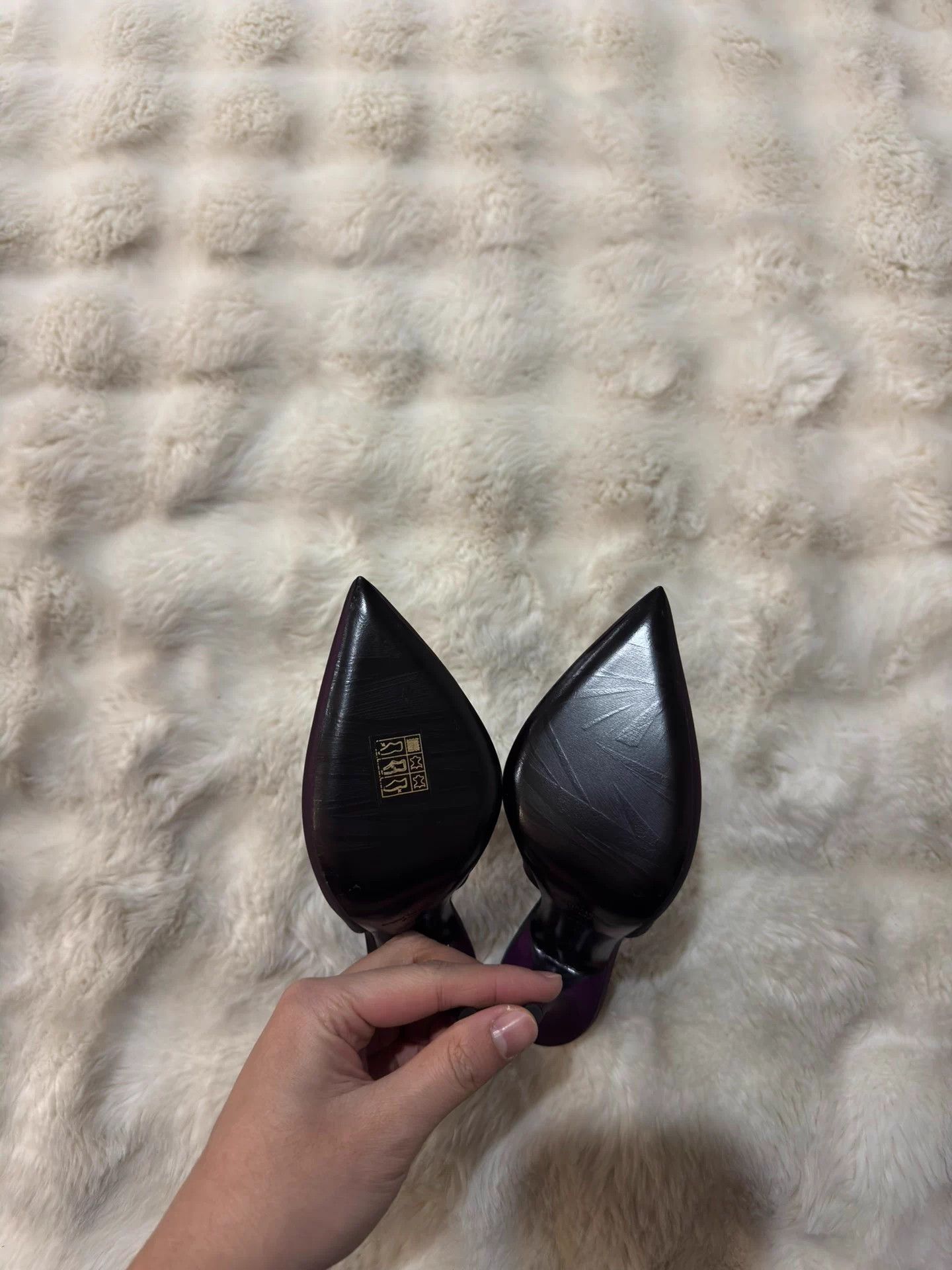 Saint Laurent Paris Saint Laurent New Gradient Purple Heels 36 Size US 5 / IT 35 - 7 Thumbnail