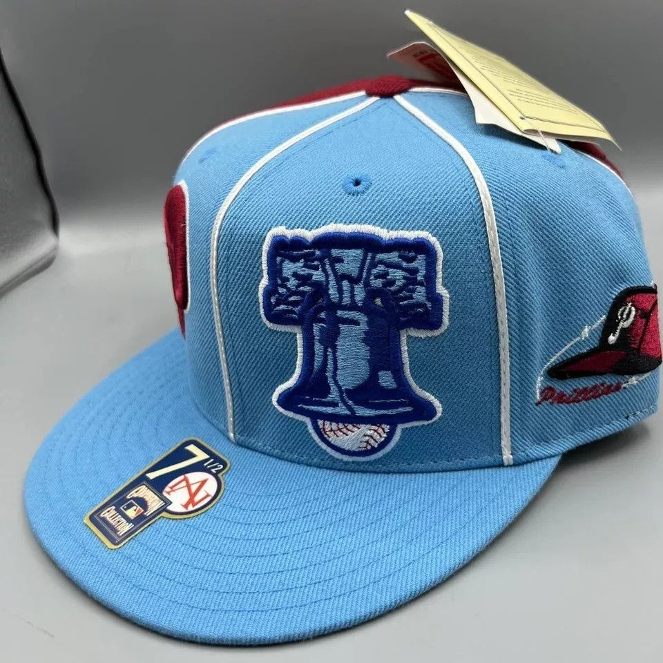 American Needle × Vintage Philadelphia Phillies Hat Men 7 1/2 American Needle Fitted Size ONE SIZE - 2 Thumbnail