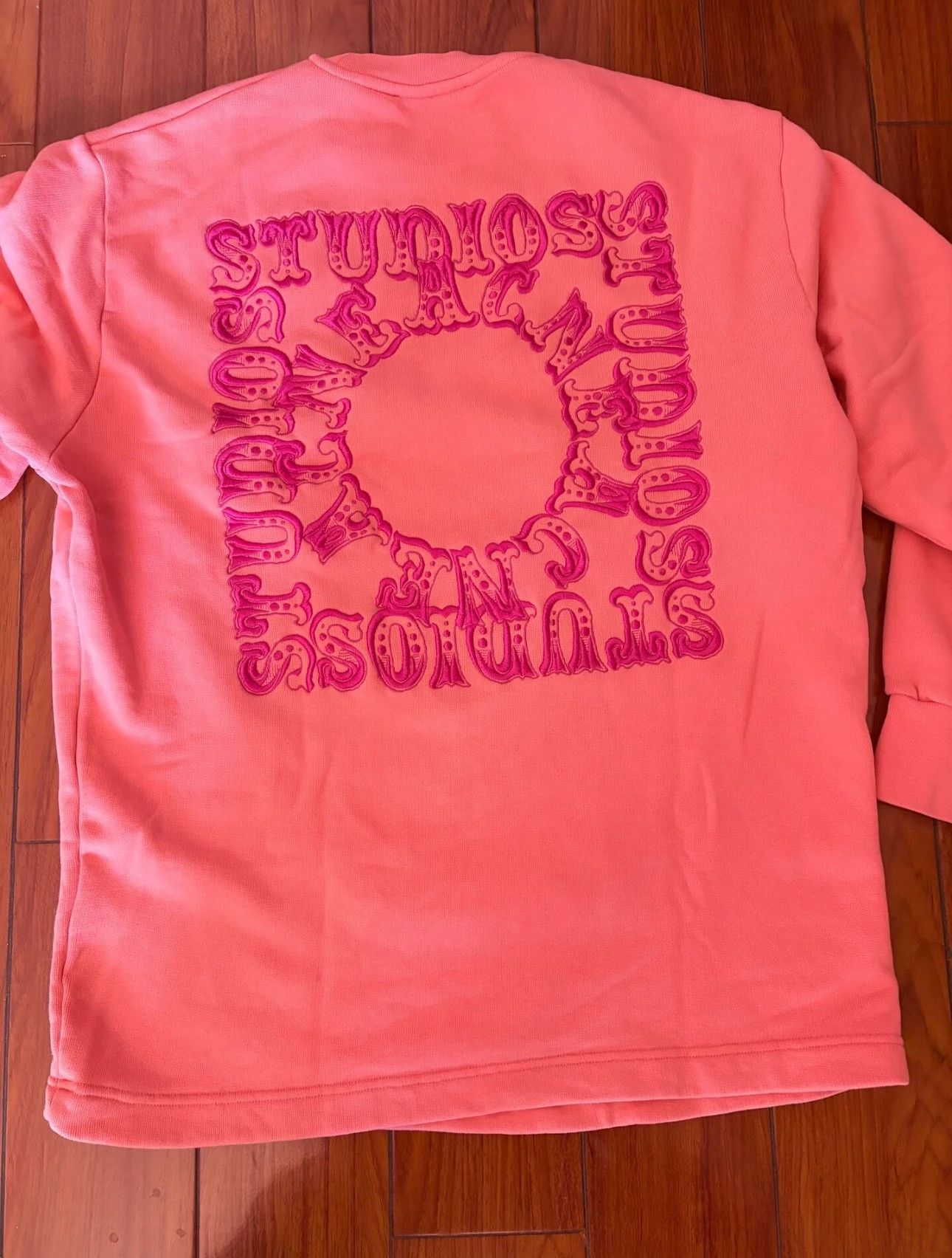 Acne Studios Acne Studios Retro Embroidered Pink Hoodie S Women Size S / US 4 / IT 40 - 1 Thumbnail