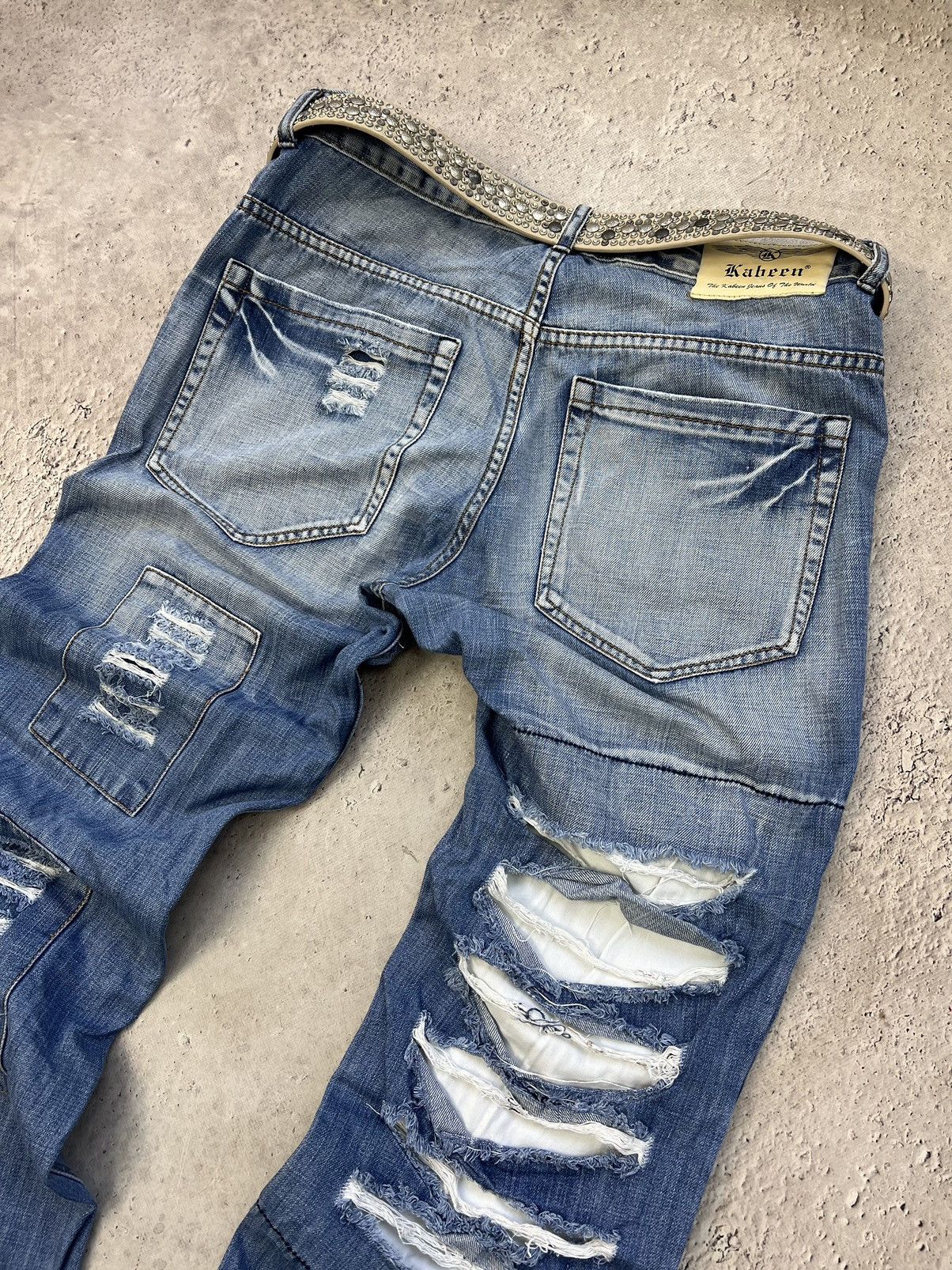 Diesel × Japanese Brand VINTAGE JAPANESE RUSTY FADED DISTRESSED PANTS+belt Size US 36 / EU 52 - 12 Thumbnail