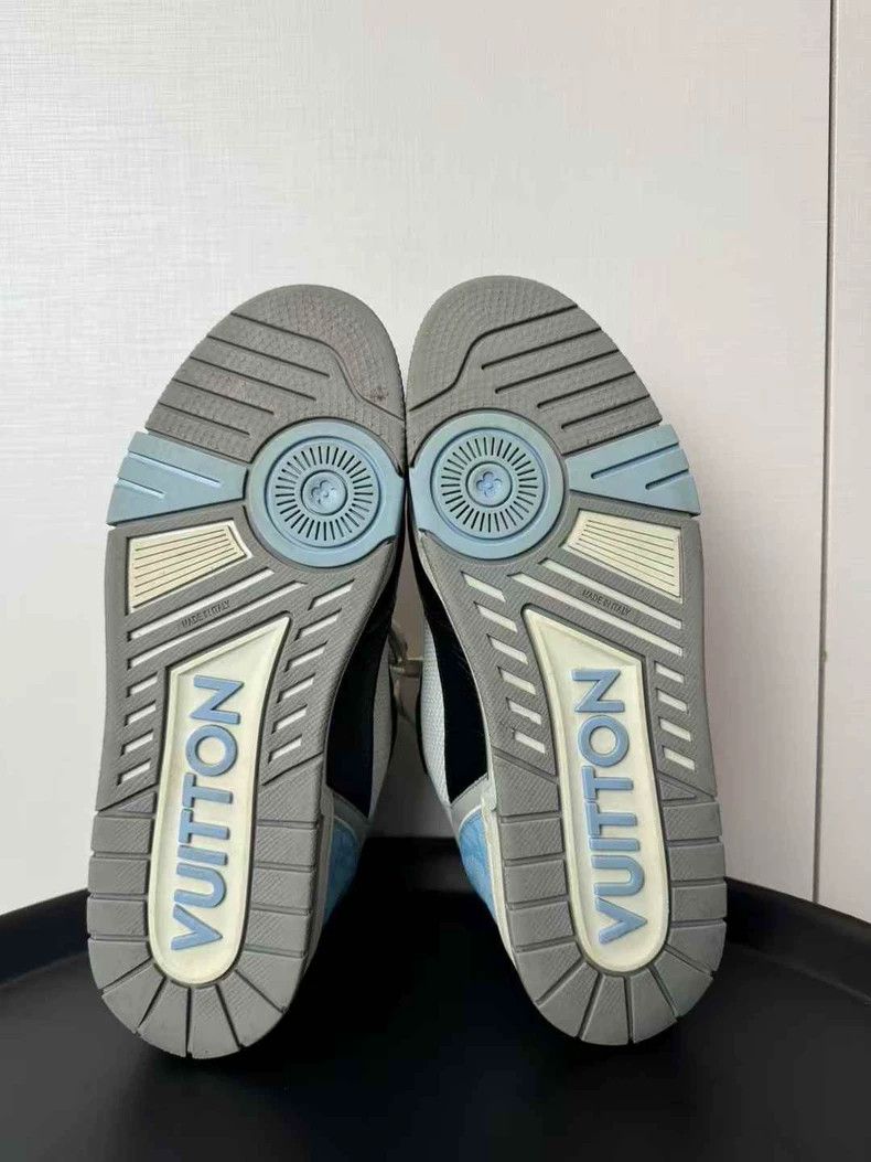 Louis Vuitton Louis Vuitton Blue Velcro Sneakers Size US 9.5 / EU 42-43 - 6 Thumbnail