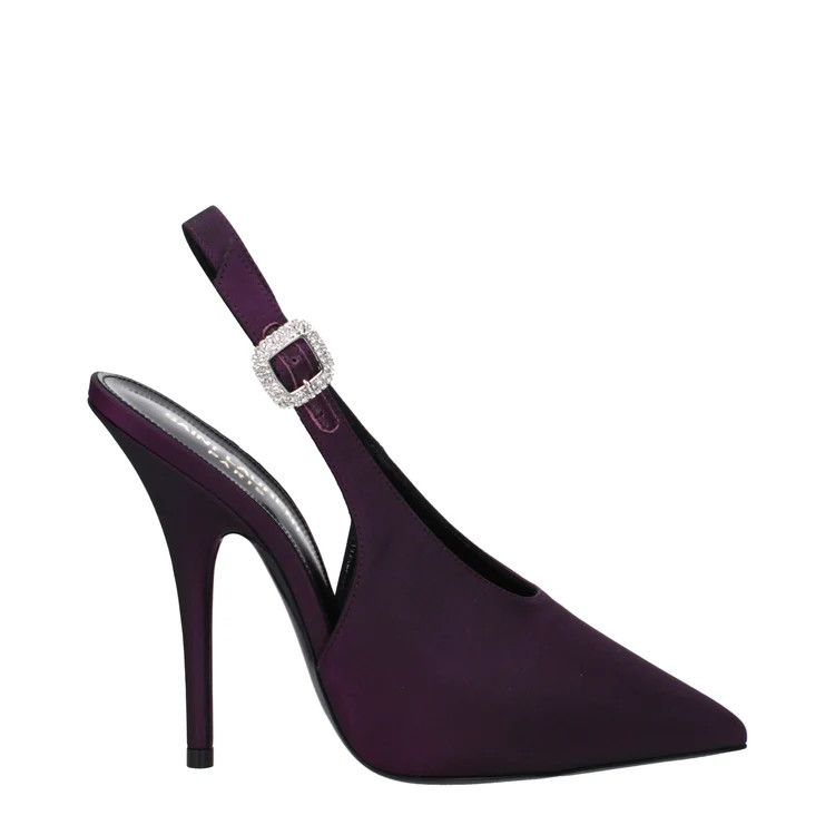 o1bcso1str1124 Yasmeen Slingback Pumps in Dark Purple