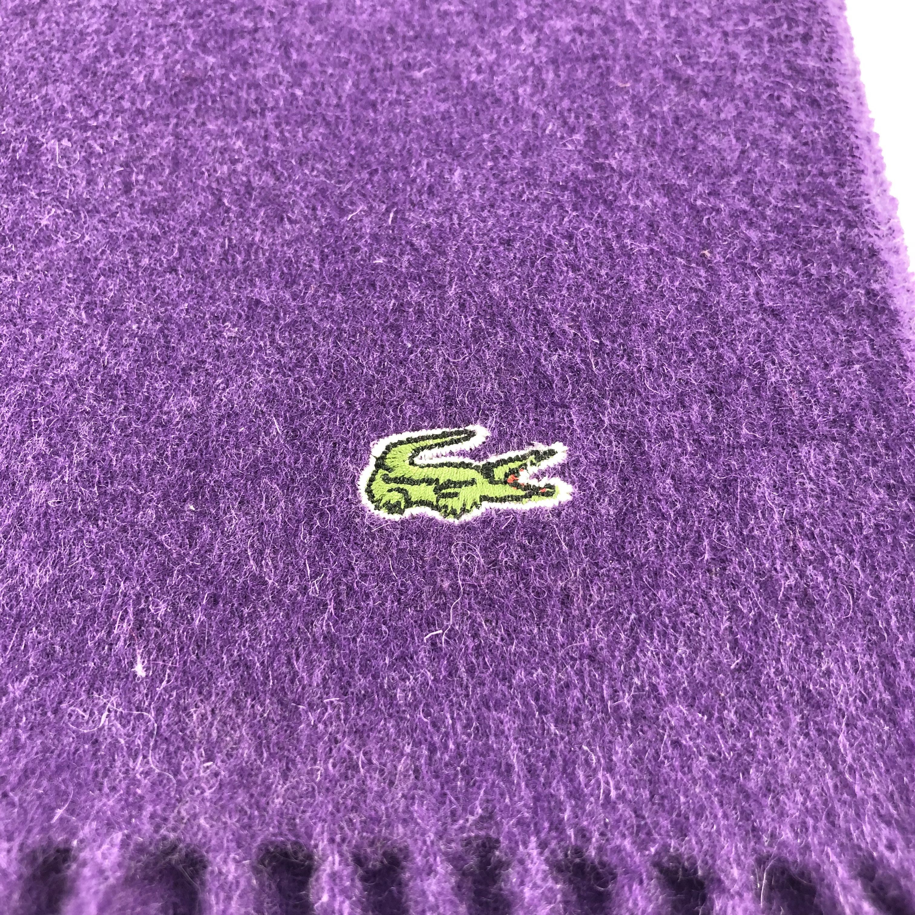 Lacoste Lacoste Wool Scarf Muffler V911 Size ONE SIZE - 4 Thumbnail