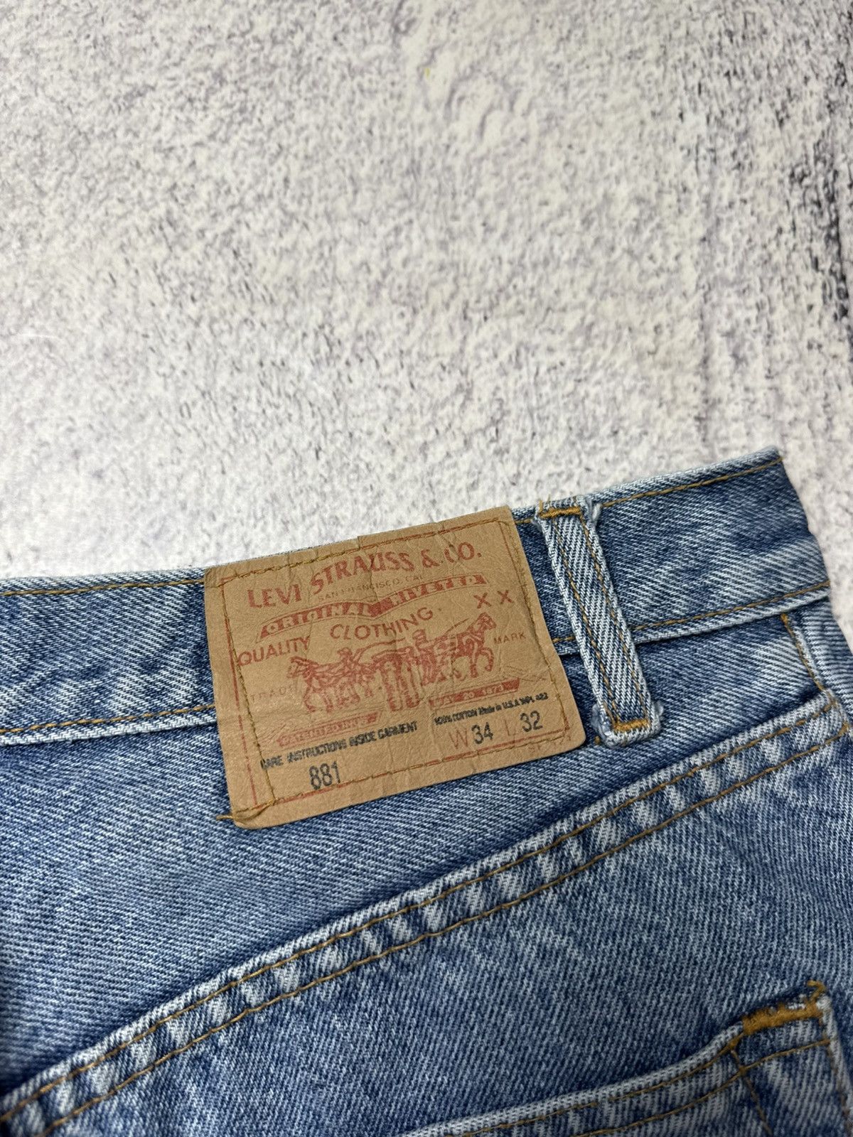 Levi's Vintage Levis 881 Denim Pants Made In USA Size US 34 / EU 50 - 5 Thumbnail