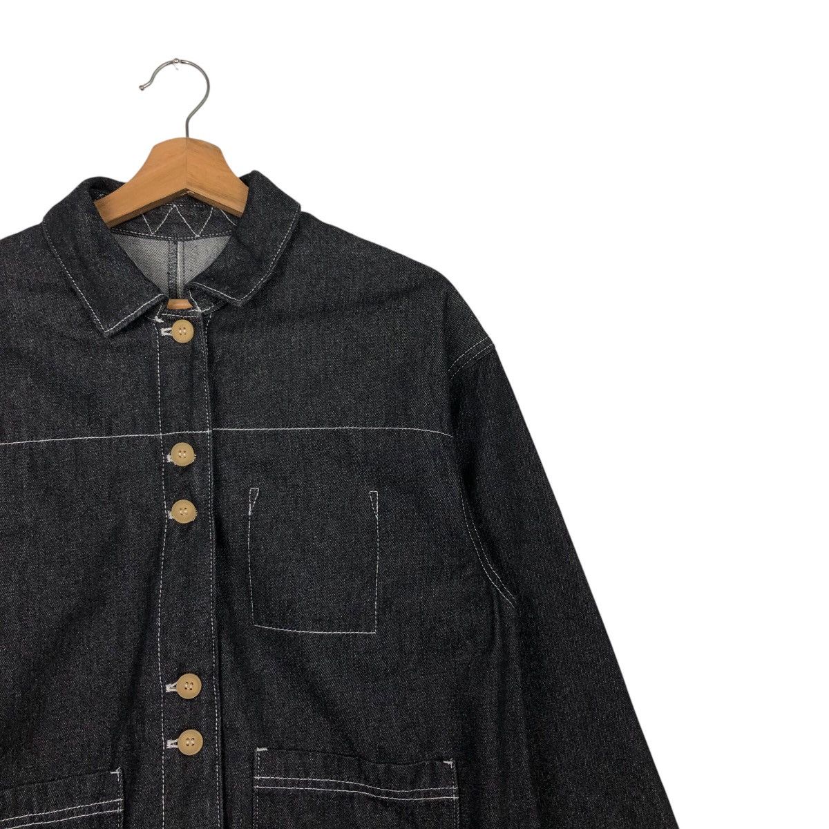 Japanese Brand 📌Vintage Denim Jacket Pou Dou Dou Trucker Issey Miyake Size US M / EU 48-50 / 2 - 7 Thumbnail