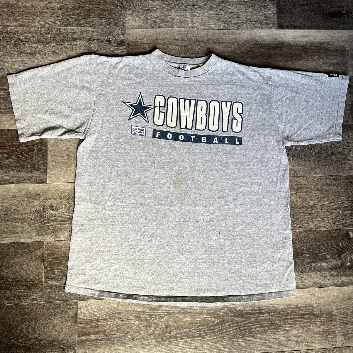 NFL × Starter × Vintage Vintage 1990s NFL Pro Line Dallas Cowboys Starter Logo Tee Size US XXL / EU 58 / 5 - 2 Thumbnail