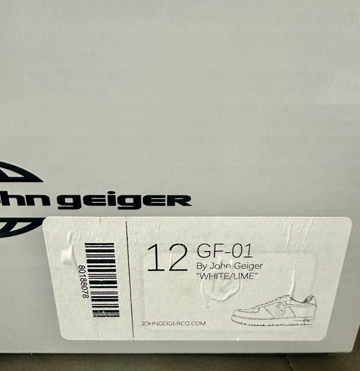 John Geiger John Geiger GF-01 white/lime size 12. DS Size US 12 / EU 45 - 6 Thumbnail