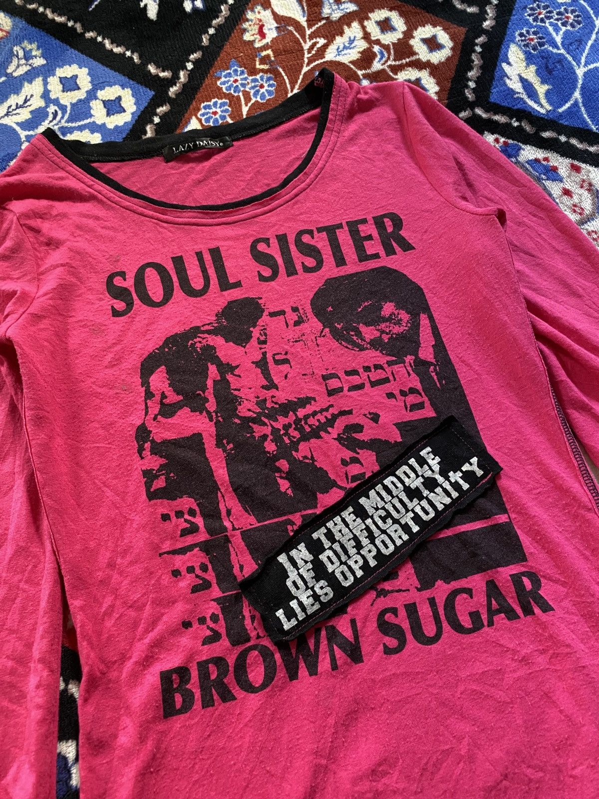 If Six Was Nine Lazy Daisy Bondage Zip Punk Longsleeve Size US M / EU 48-50 / 2 - 5 Thumbnail