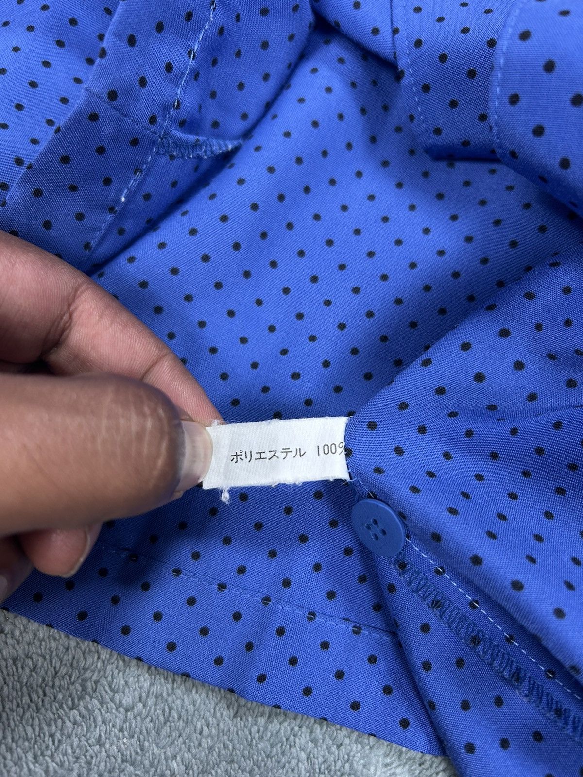 Issey Miyake Vintage 80’s Issey Miyake Blouse Shiseido Polkadot Size L / US 10 / IT 46 - 7 Thumbnail