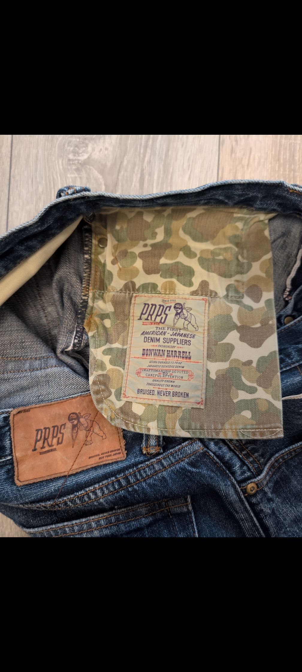 Prps PRPS Selvedge Denim Jeans – Straight Fit – Size 36 Size US 36 / EU 52 - 4 Thumbnail