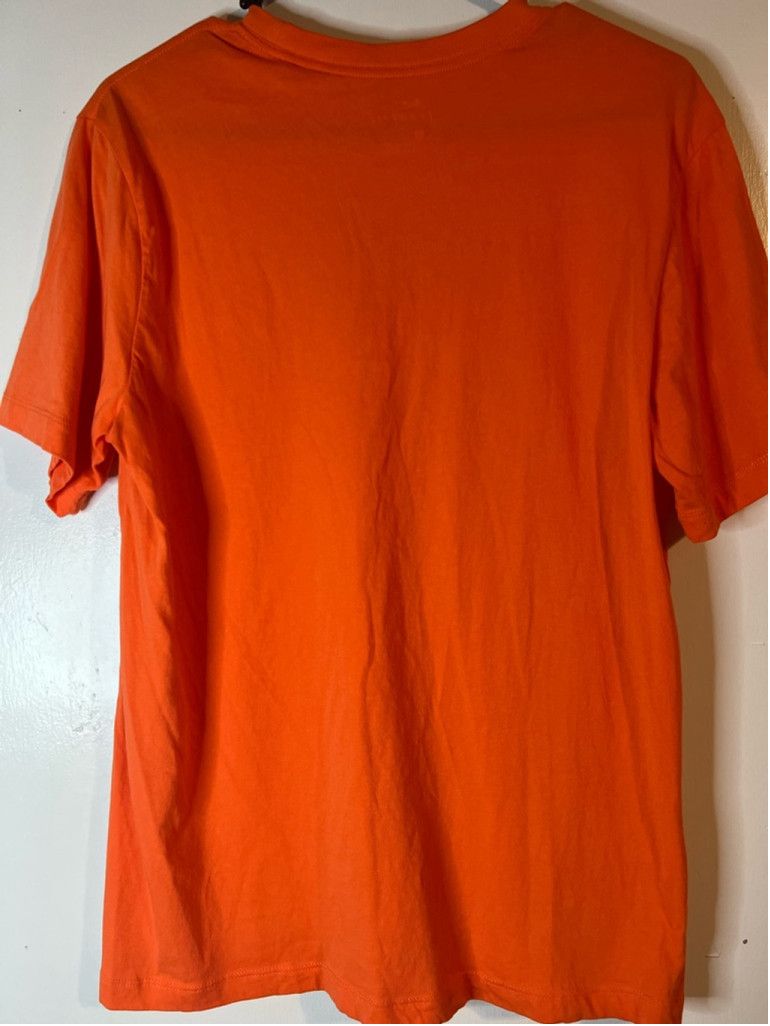 Nike Men's Nike T-shirt Size M Orange Size US M / EU 48-50 / 2 - 2 Thumbnail