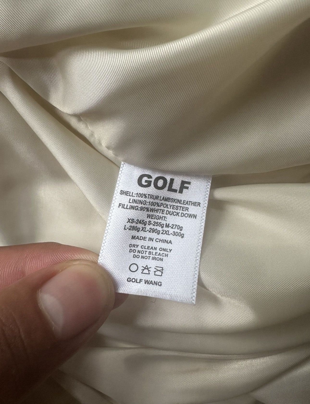 Golf Wang LEATHER FLAME PUFFY JACKET Size US L / EU 52-54 / 3 - 5 Thumbnail