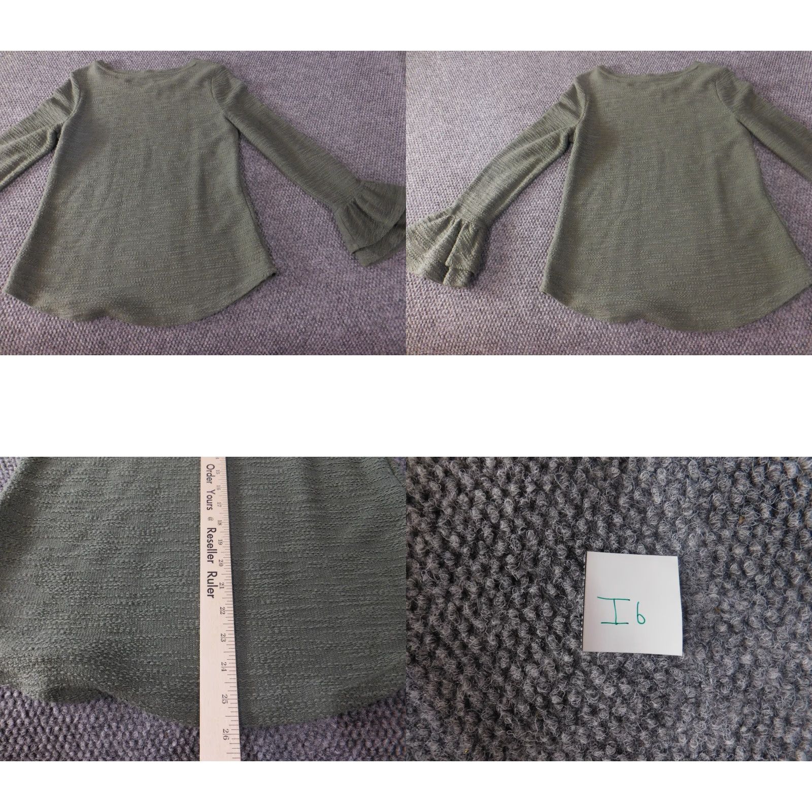 Vintage St. John's Bay Sweater Womens Medium Green Crew Neck Pullover Stretch Knit Raglan Sleeve Regular Size M Size M / US 6-8 / IT 42-44 - 8 Thumbnail