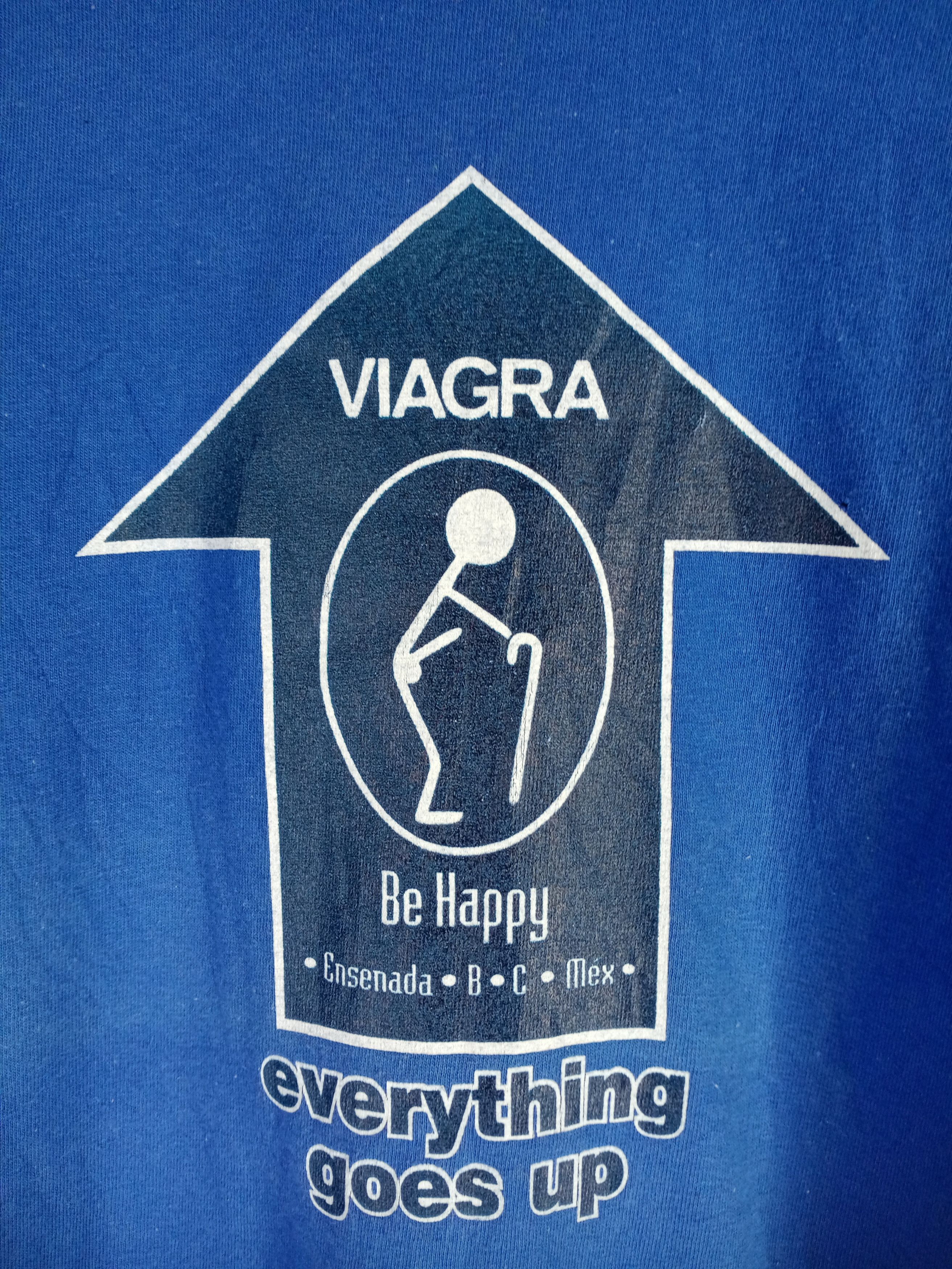 Hysteric Glamour Rare Vintage Superviagra Pornstar Sex Tshirt Size US L / EU 52-54 / 3 - 5 Thumbnail