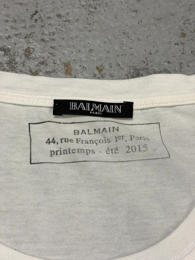 Balmain SS2015 Balmain Dream Catcher White T-Shirt Size US M / EU 48-50 / 2 - 7 Thumbnail