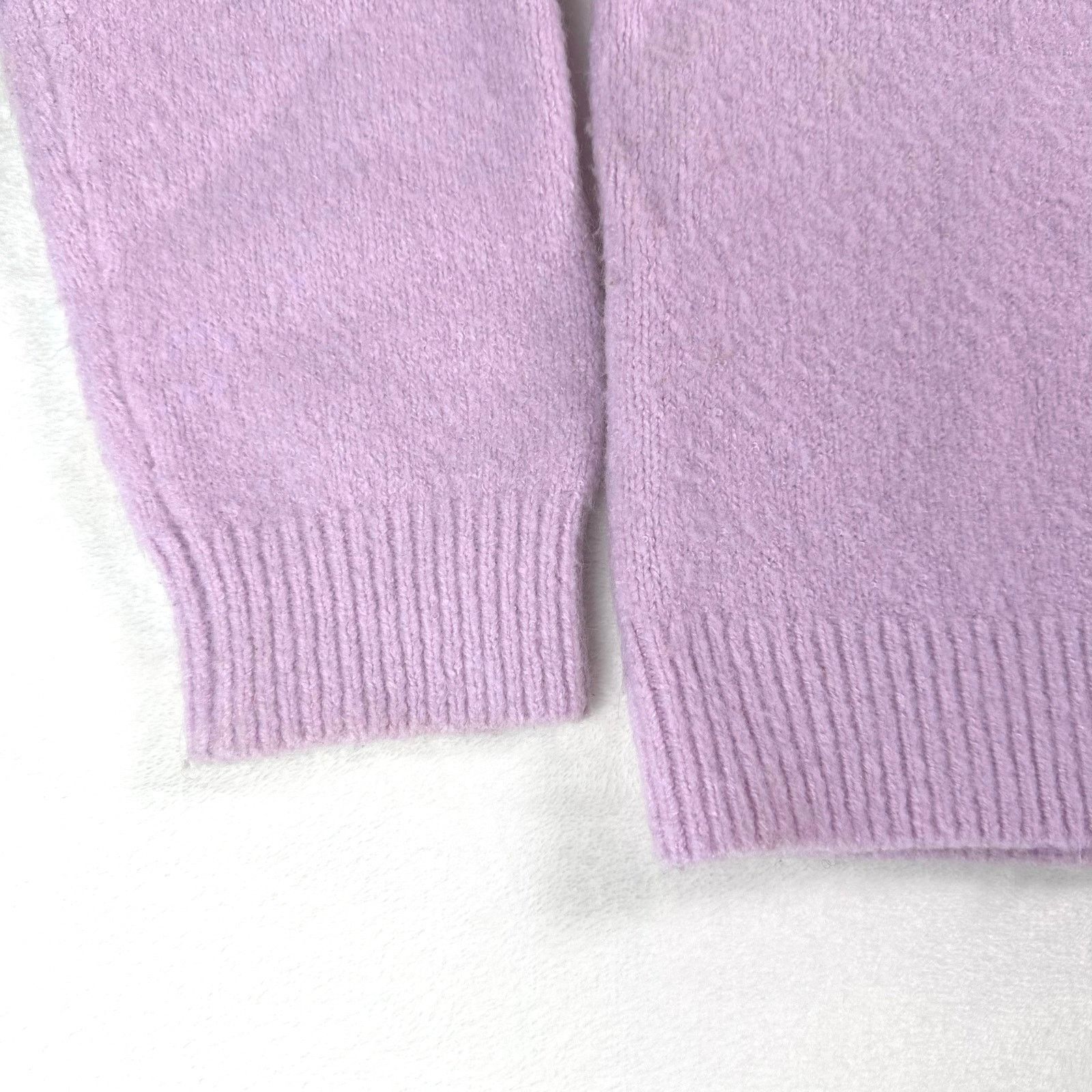 Other LPA Lilac Navy Color Block Half-Zip Collared Sweater Size S Size S / US 4 / IT 40 - 5 Thumbnail