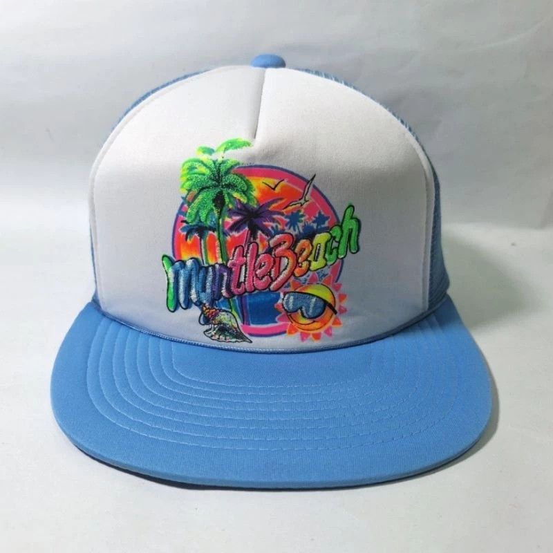 Vintage Muntlebeach Original Vintage Trucker Hat Snapback Size ONE SIZE - 1 Thumbnail