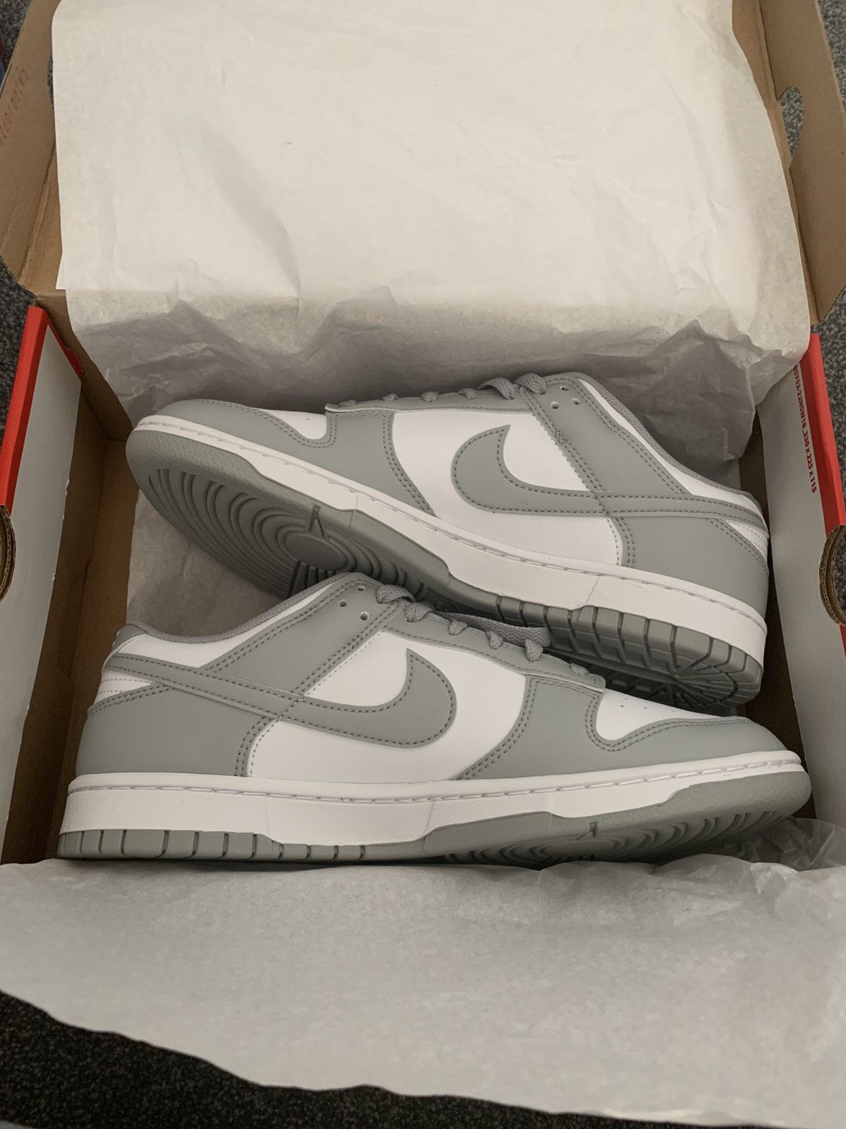 Nike Nike Grey Fog Dunk Low Size US 9 / EU 42 - 2 Thumbnail
