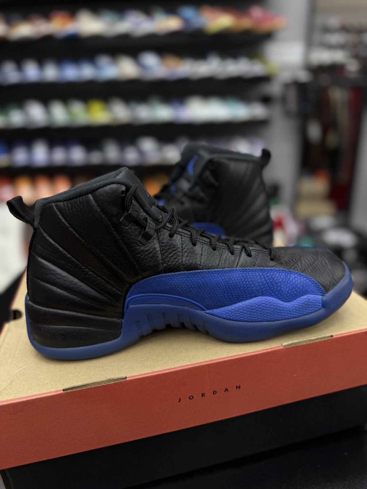 Jordan Brand × Nike Jordan 12 Blueberry Royal Blue Size 11.5 2019 Size US 11.5 / EU 44-45 - 8 Thumbnail