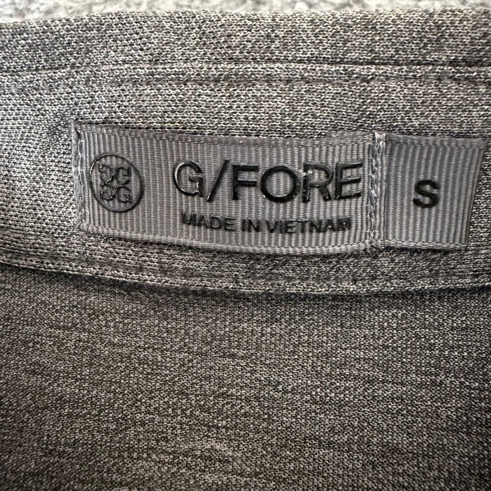 G/FORE G/Fore Essential Pique Polo Shirt Mens S Gray Short Sleeve Size US S / EU 44-46 / 1 - 2 Thumbnail