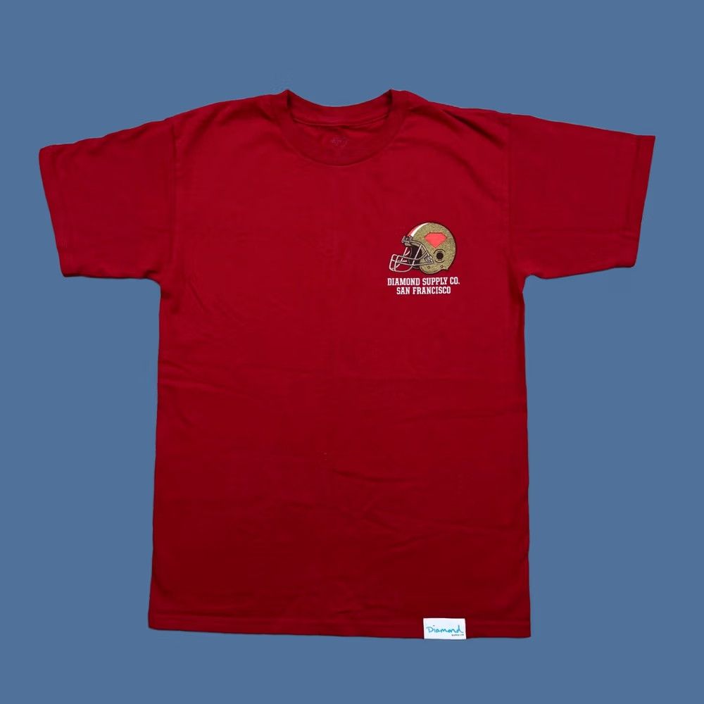 Diamond Supply Co. Diamond Supply Shirt Adult Small Red Short Sleeve Football Skateboarding Mens Size US S / EU 44-46 / 1 - 1 Thumbnail