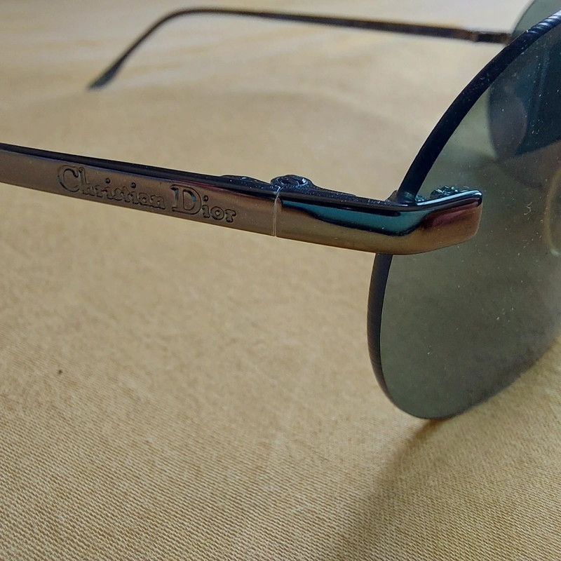 Dior × John Galliano × Vintage Christian Dior Sunglasses Aviator Shield Mask Vintage A0018 Size ONE SIZE - 5 Thumbnail