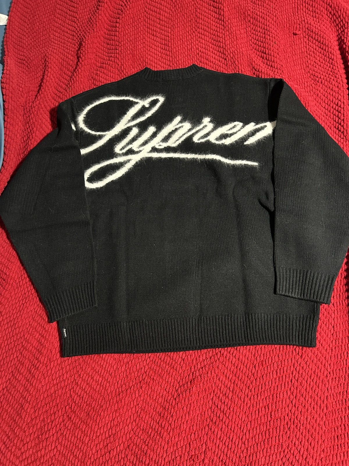 Supreme Supreme angora script sweater x large Size US XL / EU 56 / 4 - 1 Thumbnail