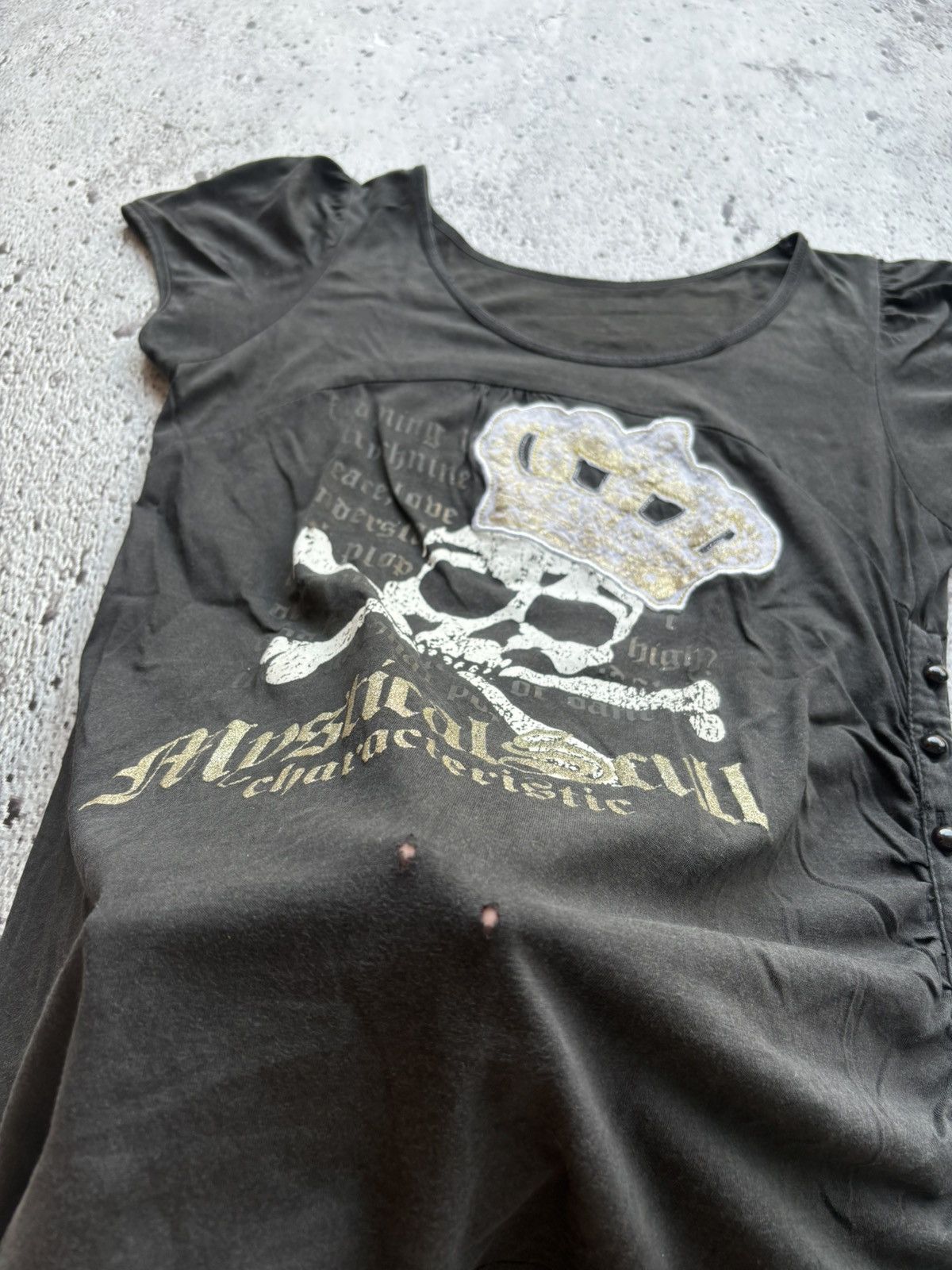 Hysteric Glamour Y2k opium skull ifsix punk style women's tshirt Size M / US 6-8 / IT 42-44 - 12 Thumbnail