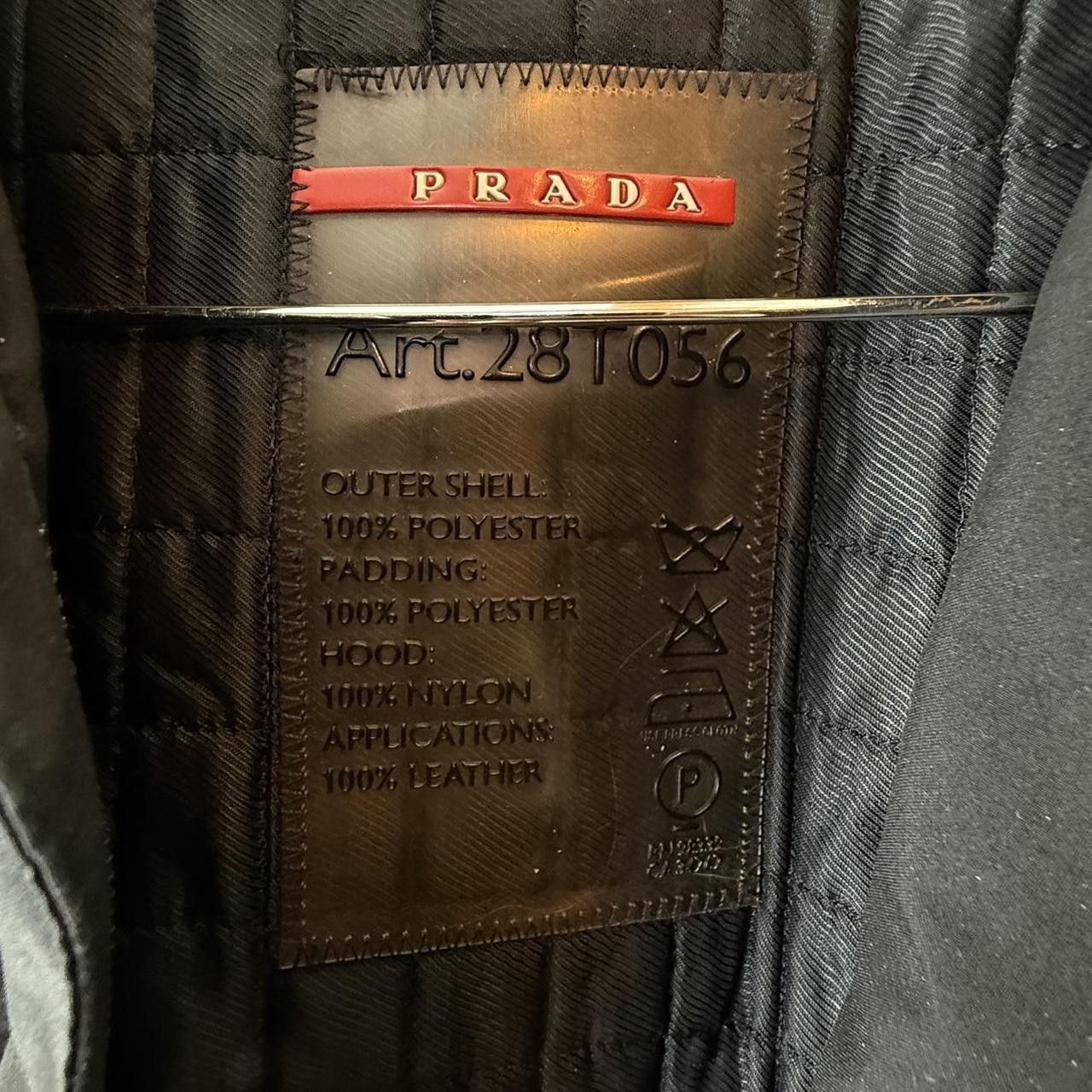 Prada Prada Black Coat Warmed With Belt Black 2000s Size M / US 6-8 / IT 42-44 - 5 Thumbnail