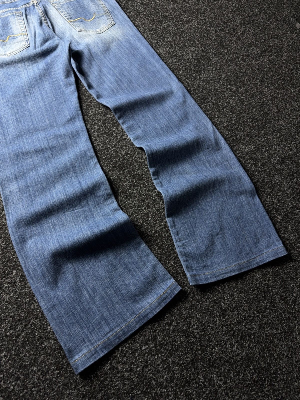 7 For All Mankind 7 For All Mankind Bootcut Wide Leg Vintage Blue Denim Jeans Size 30" / US 8 / IT 44 - 14 Thumbnail